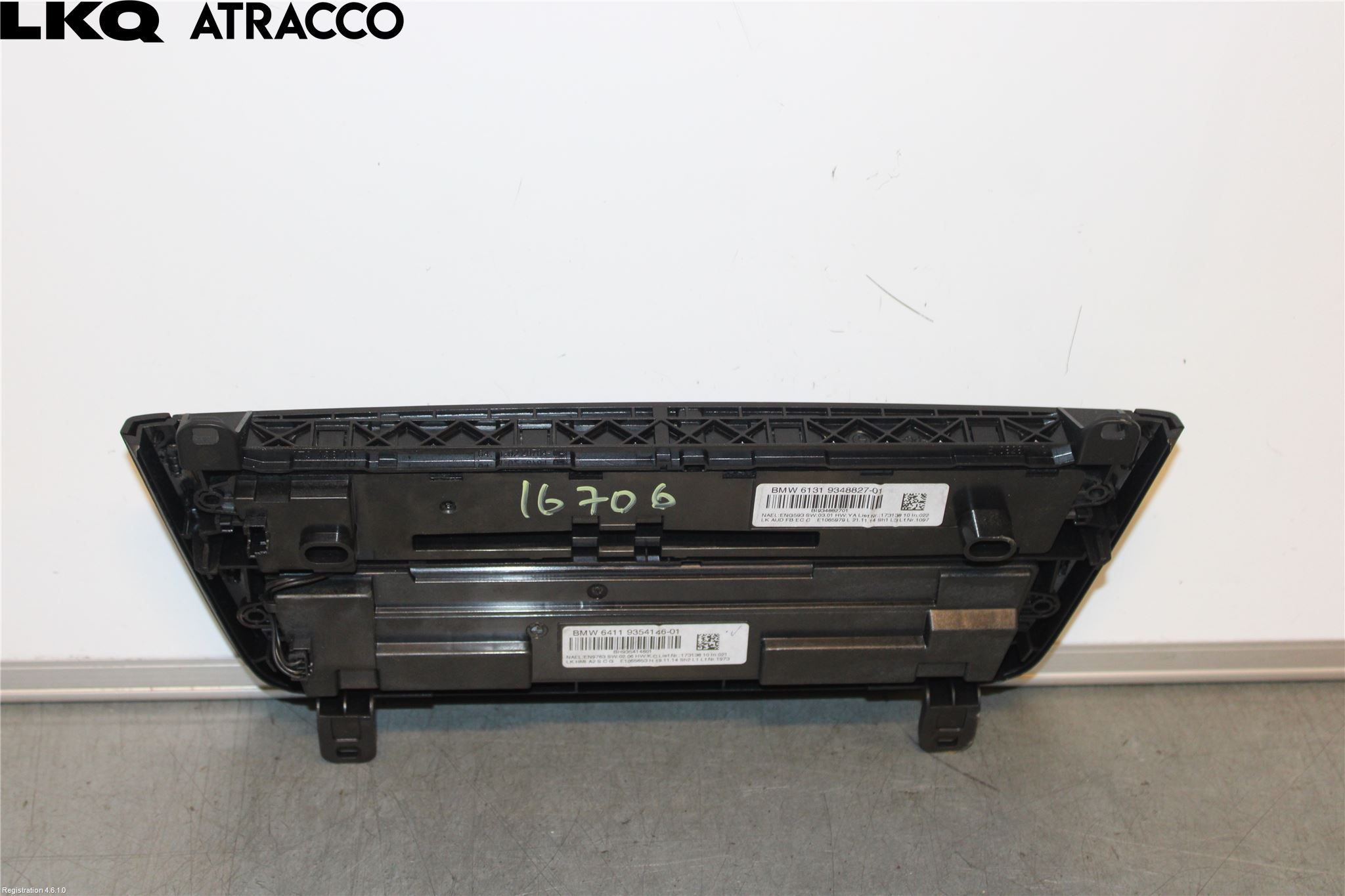BMW 3 F30/F31/F80 12-19 Varme Ac Betjening-Display
