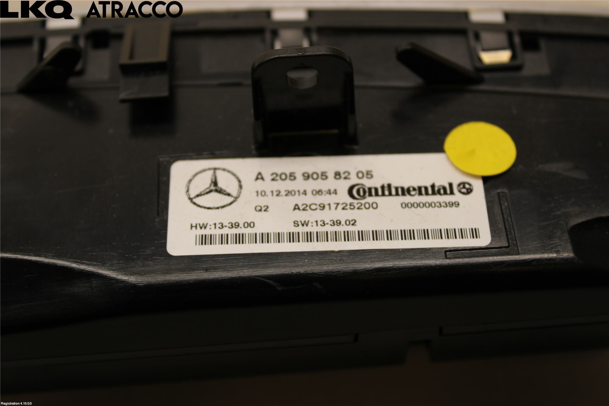 Mercedes-Benz MB C-KLASS (W205) 14-21 Varme Ac Betjening-Display