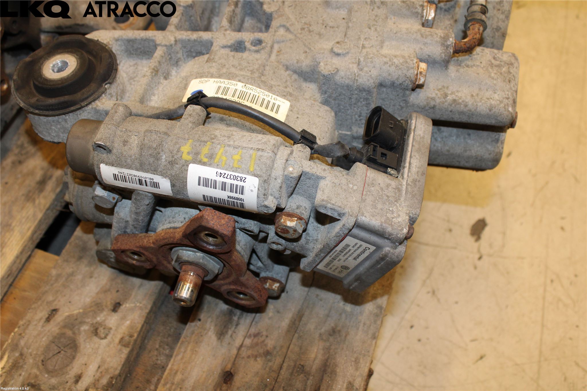 Skoda OCTAVIA (1Z) 05-13 Bakaksel Kardang Bak -Diff