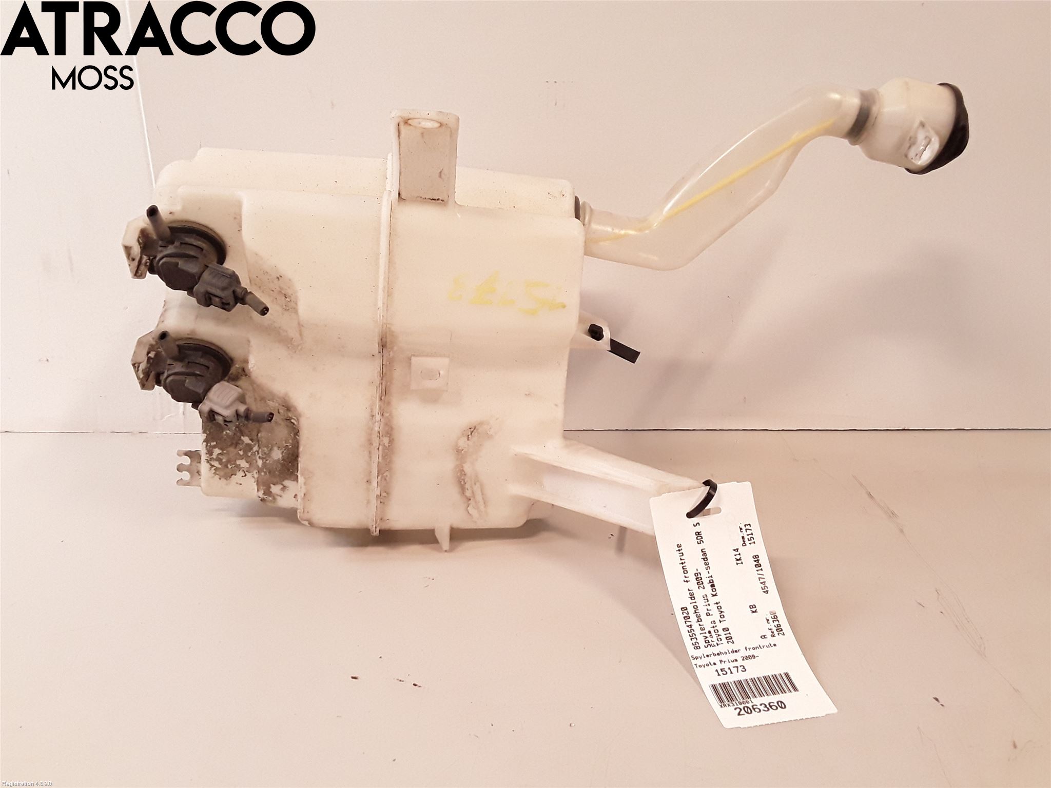 Toyota PRIUS ZVW30 09-20 Spylerbeholder Frontrute