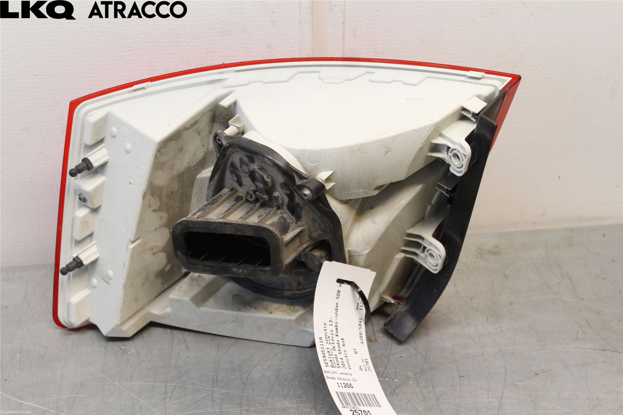 Skoda OCTAVIA (5E) 13-20 Baklykt Venstre