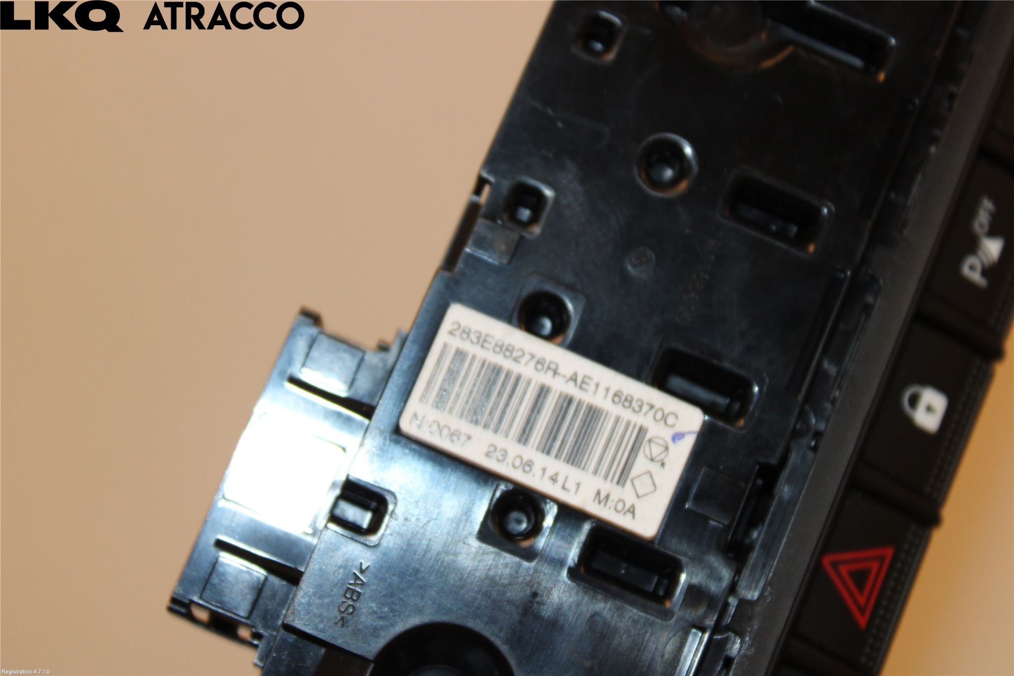 Biltillbehør-rekvisita Bryter Varsel (Nødblink)