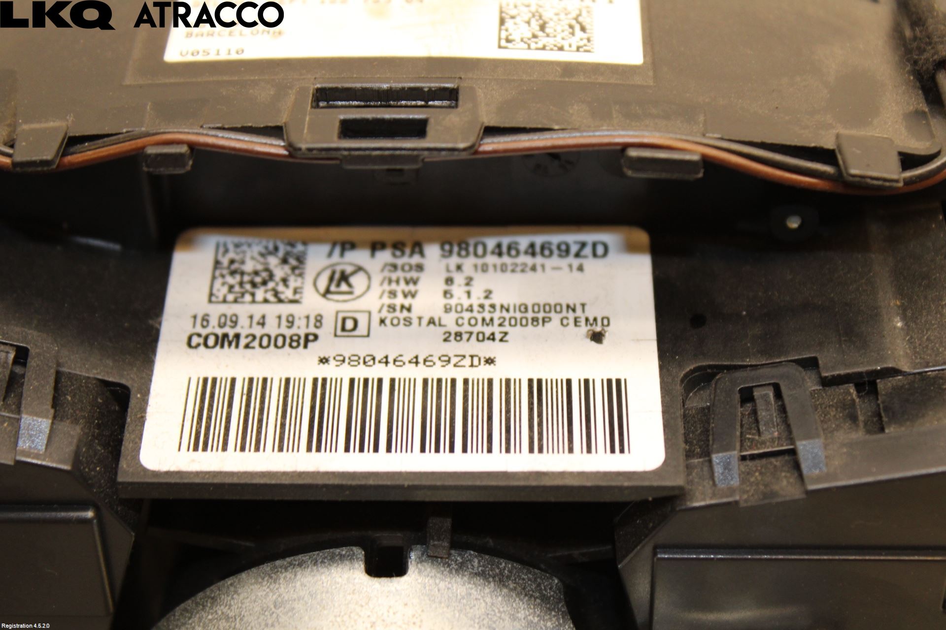 Citroen C4 CACTUS 14-20 Bryter Ratt Kombi H Og V