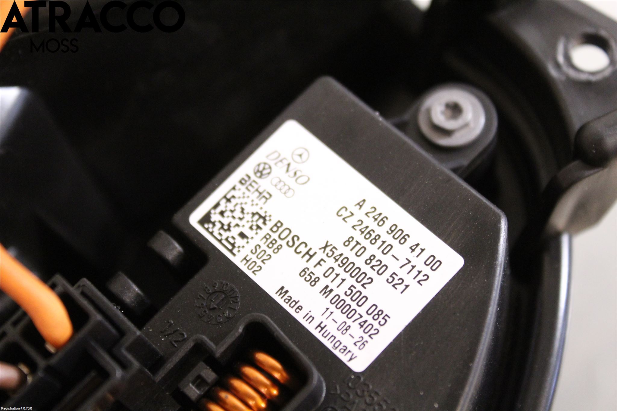 Mercedes-Benz MB B-KLASS (W246/W242) 12-19 Varme Ac Varmeapparatvifte