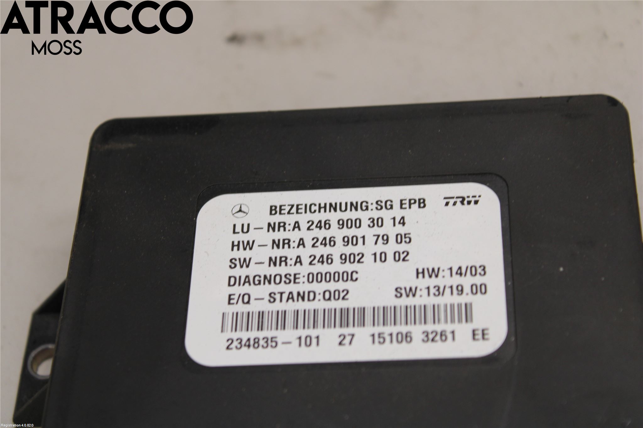 Mercedes-Benz MB GLA-KLASS (X156) 13-20 Styreenhet Parkbrems