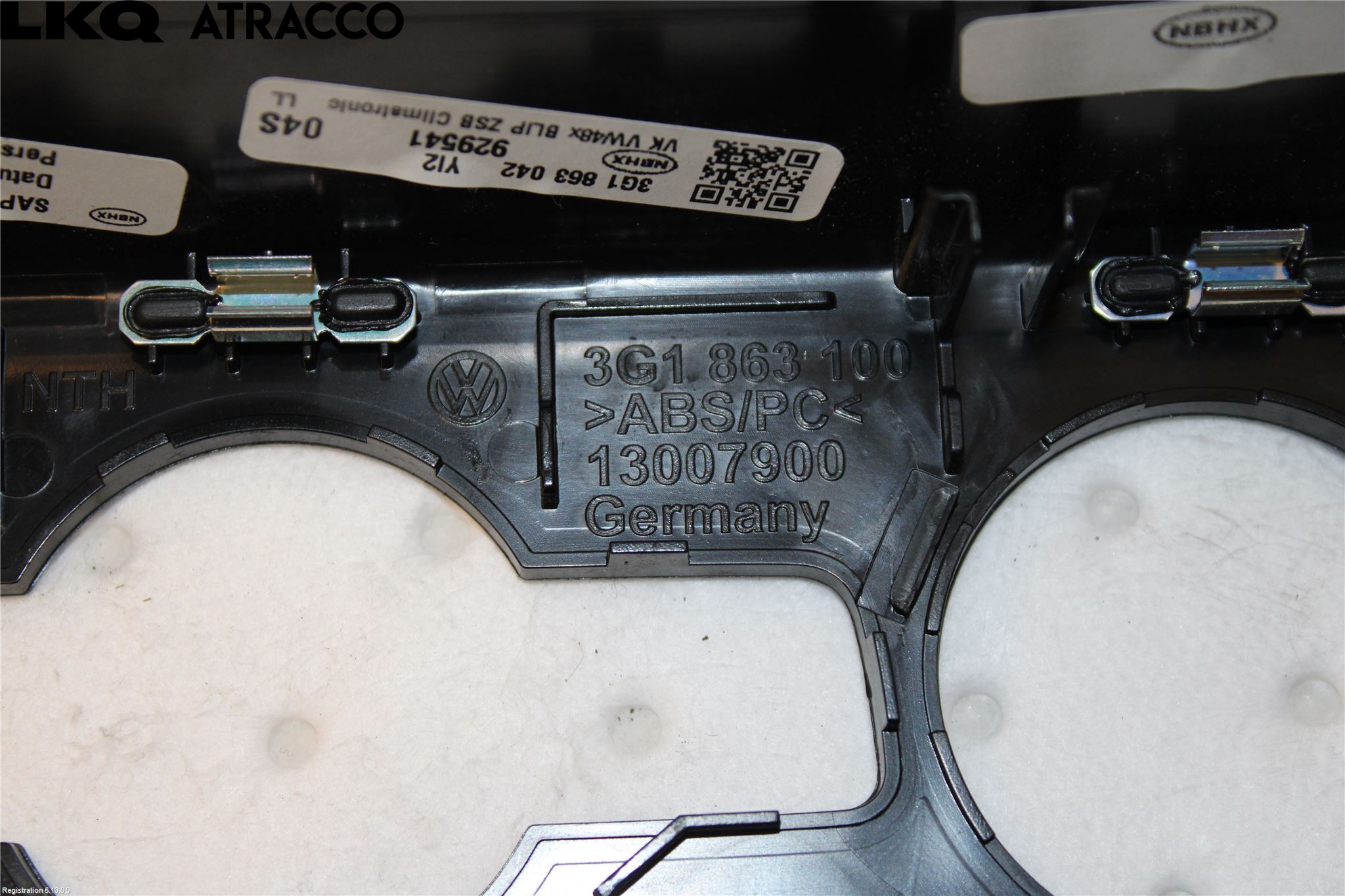 Volkswagen VW PASSAT 15-19 Varme Ac Betjening-Display