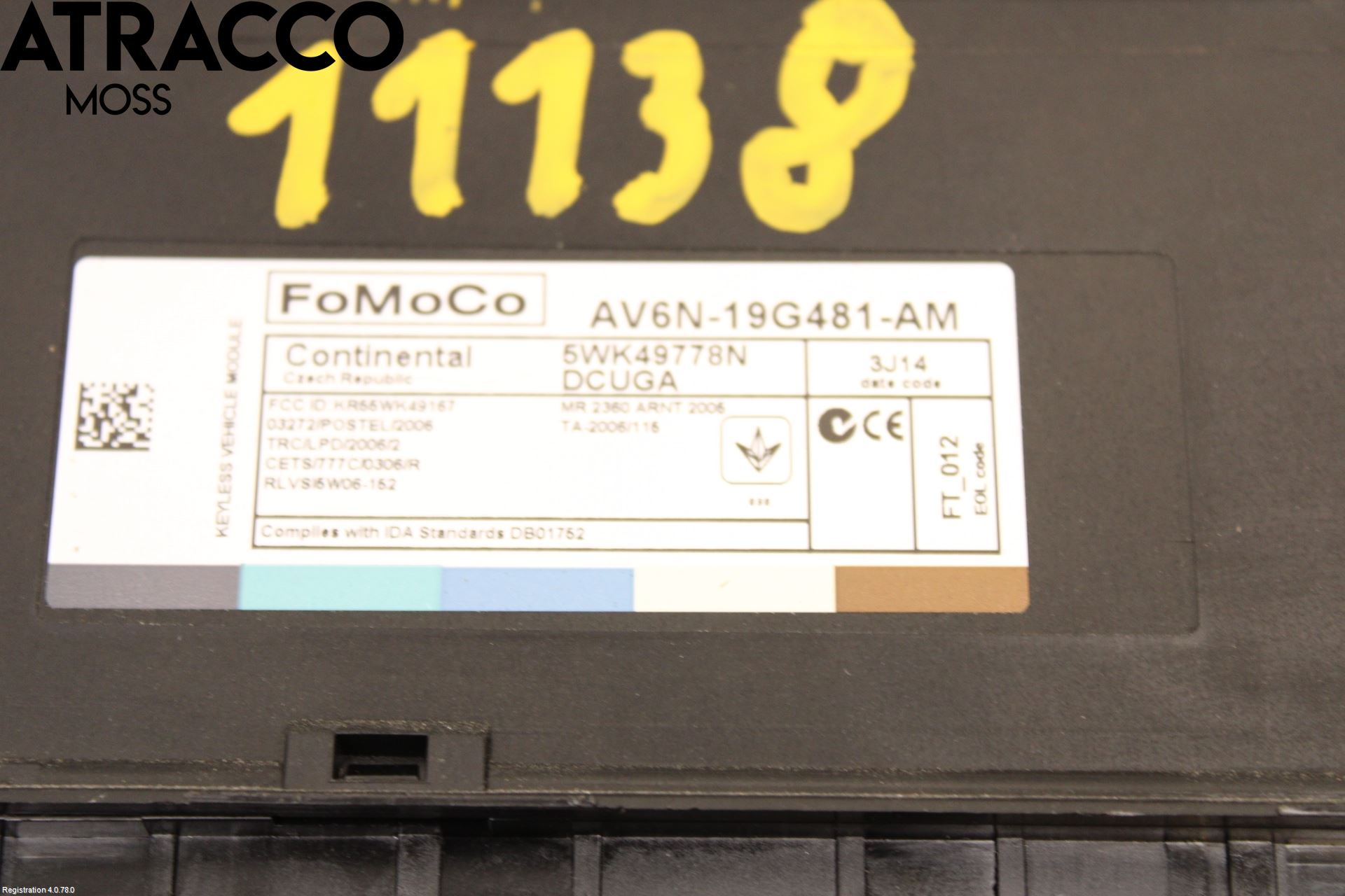 Ford FOCUS 11-14 Styreenhet Øvrig