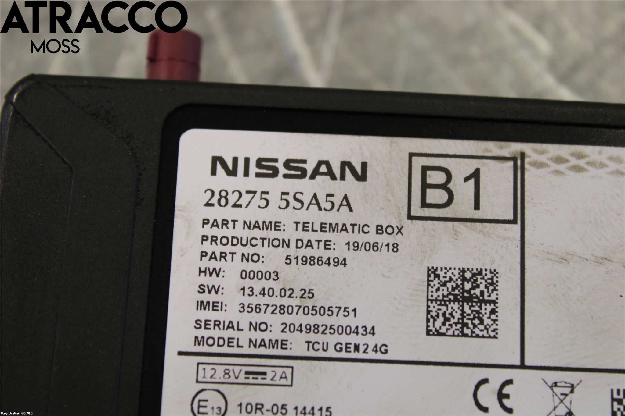 Nissan LEAF 18- Styreenhet Øvrig