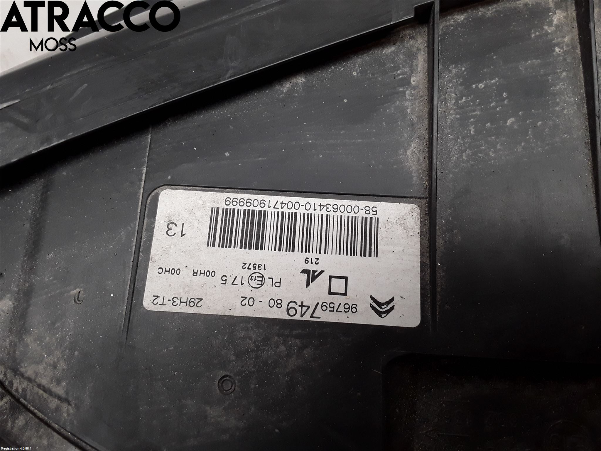 Citroen C4 PICASSO 14-18 Frontlykt Venstre