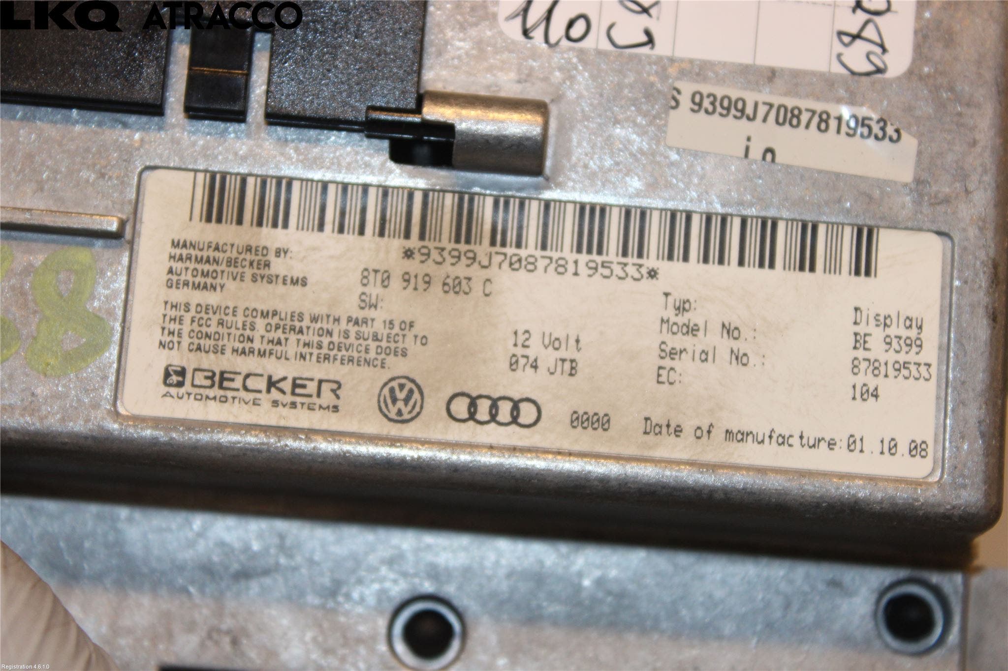 Audi A5 07-16 Multifunktionsdisplay