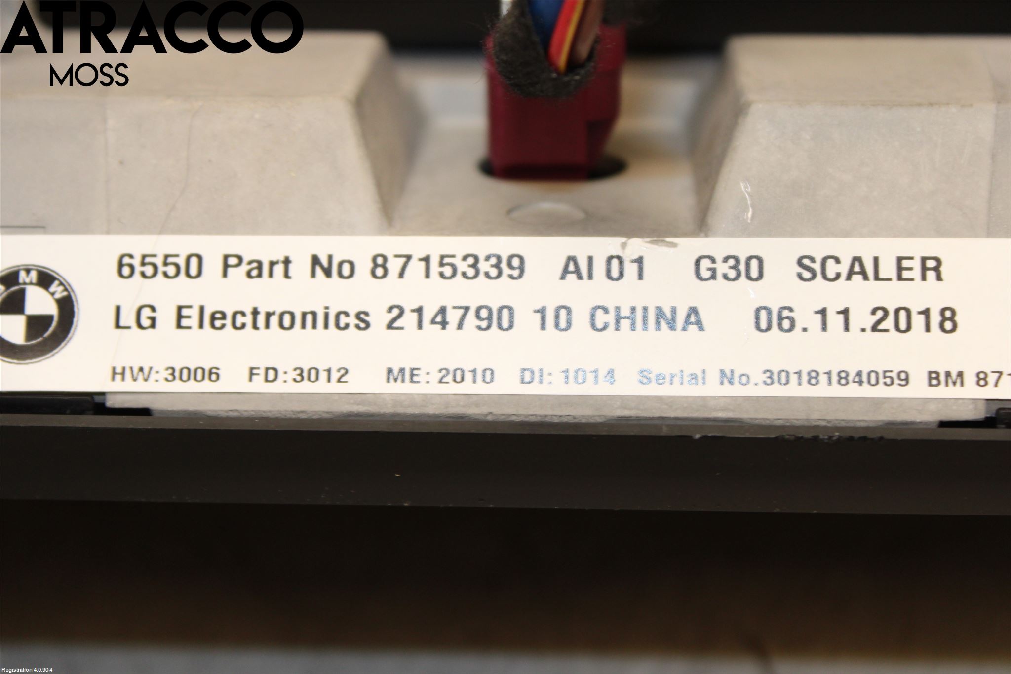 BMW 5 G30/G31/F90 17-23 Multifunktionsdisplay