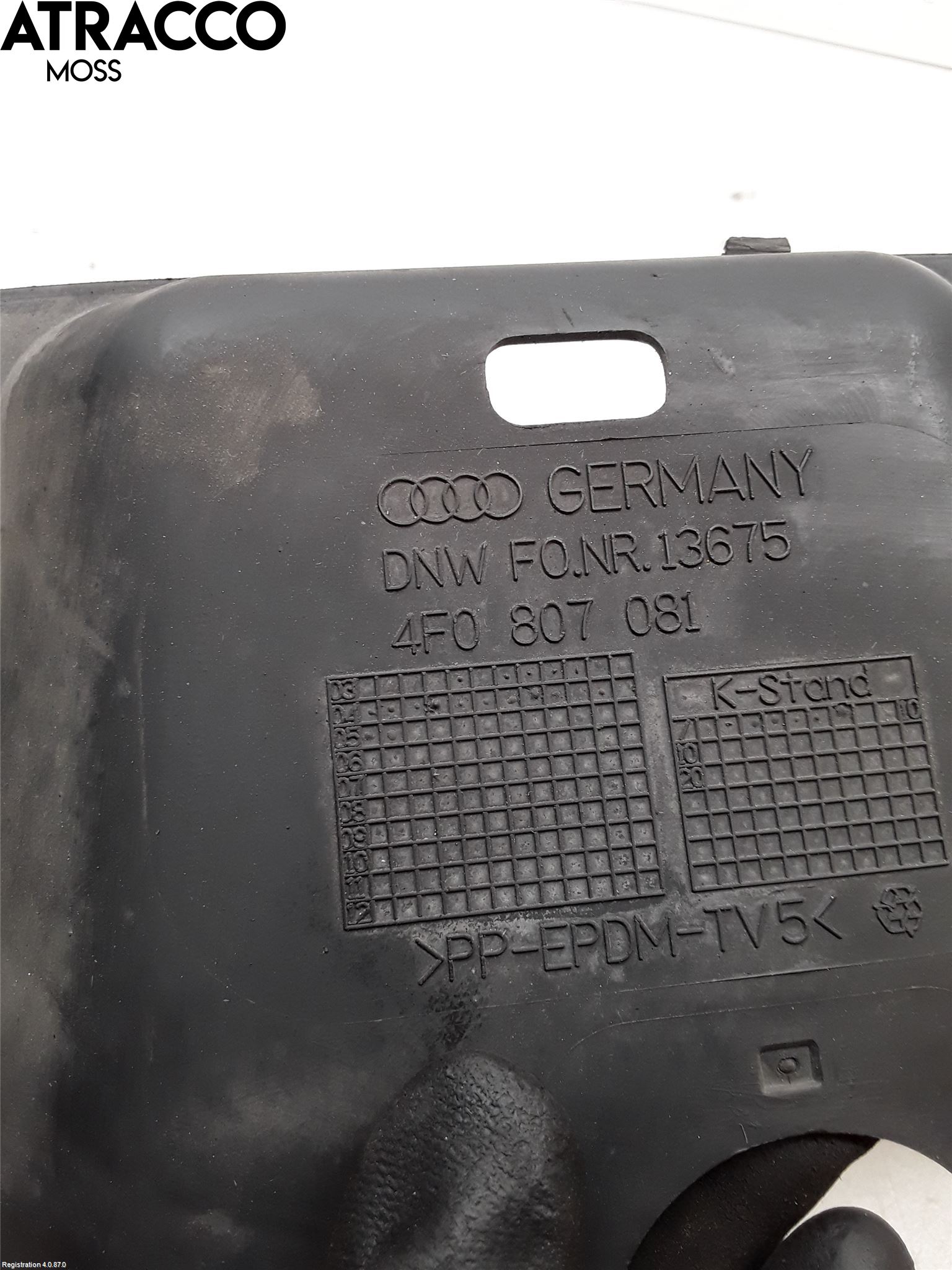Audi A6/S6     05-11 Frontplate Øvre