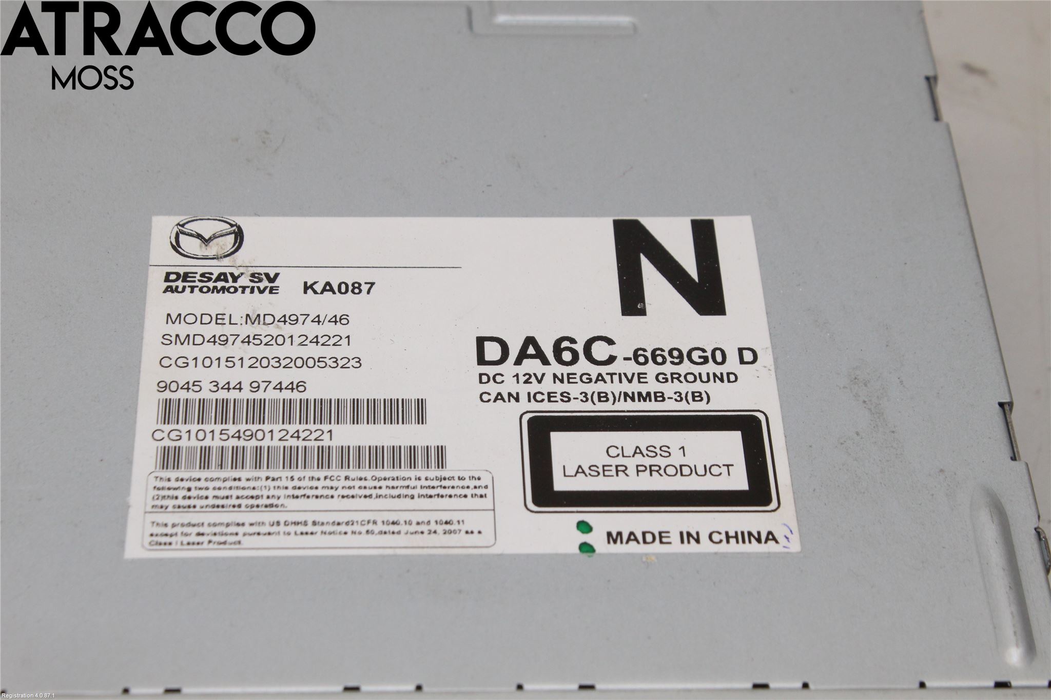 Mazda CX-3 Stereo Radio