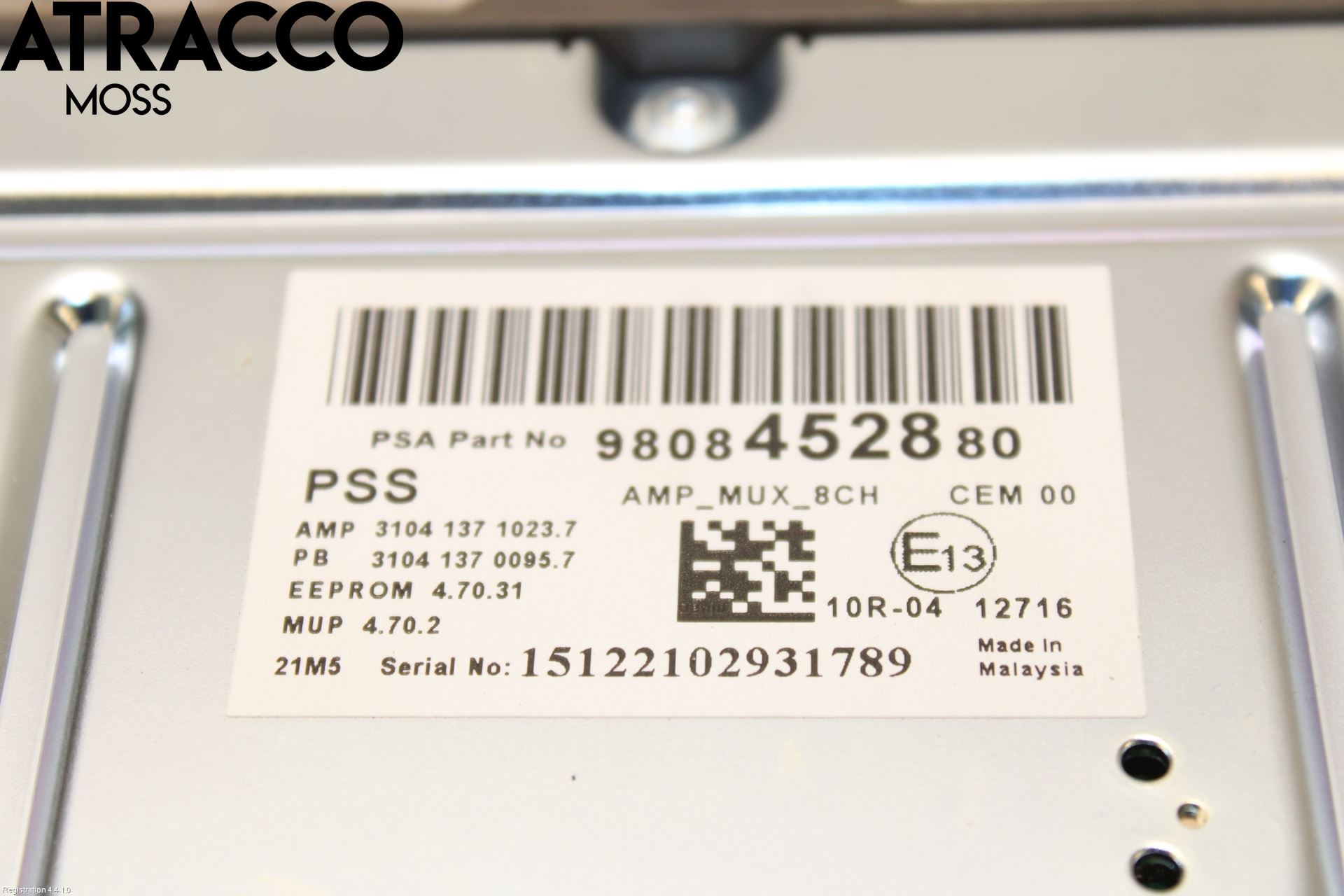 Peugeot 308 14-21 Stereo Forsterker