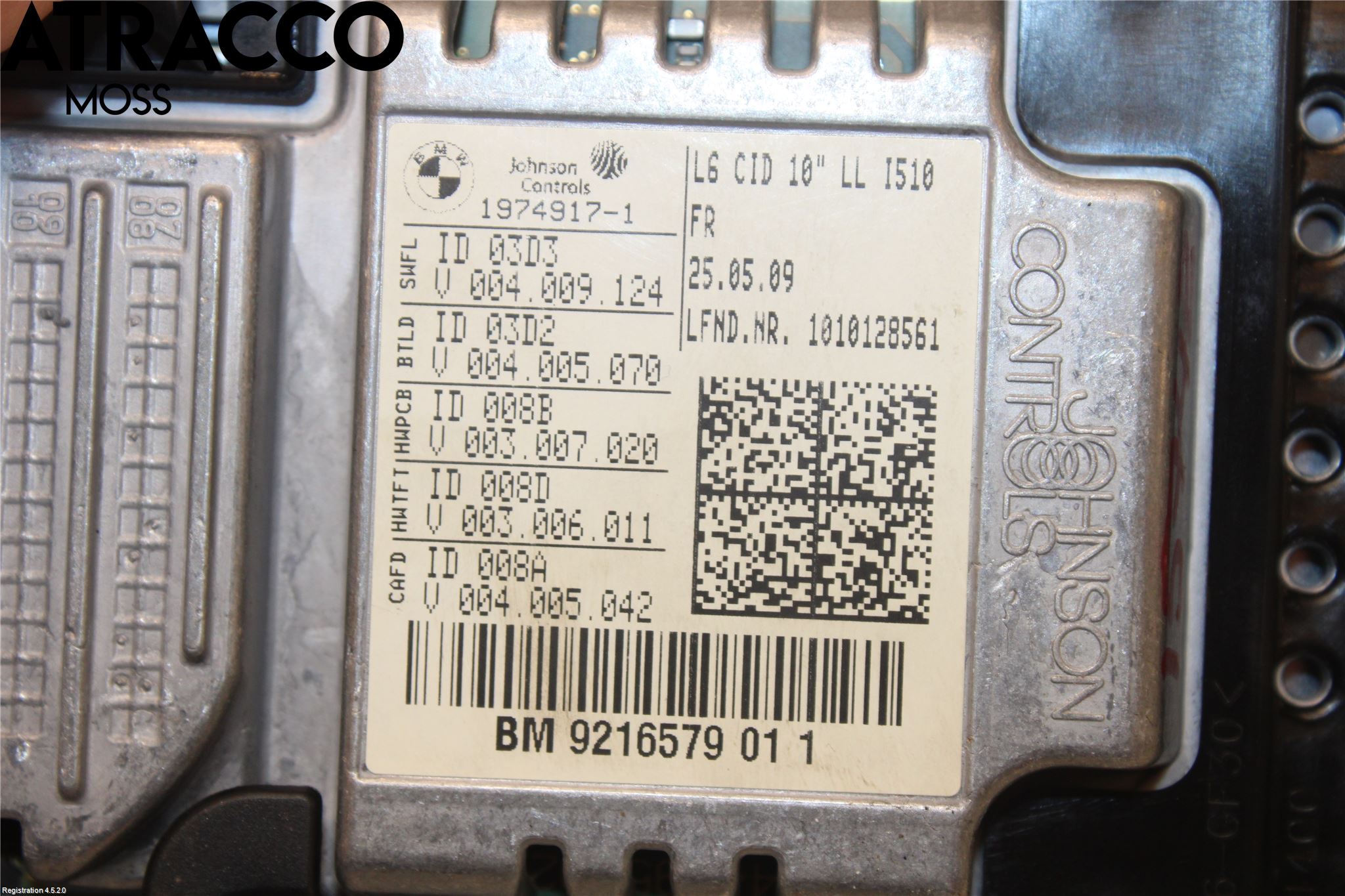 BMW 7 F01/02/03/04 09-15 Multifunktionsdisplay