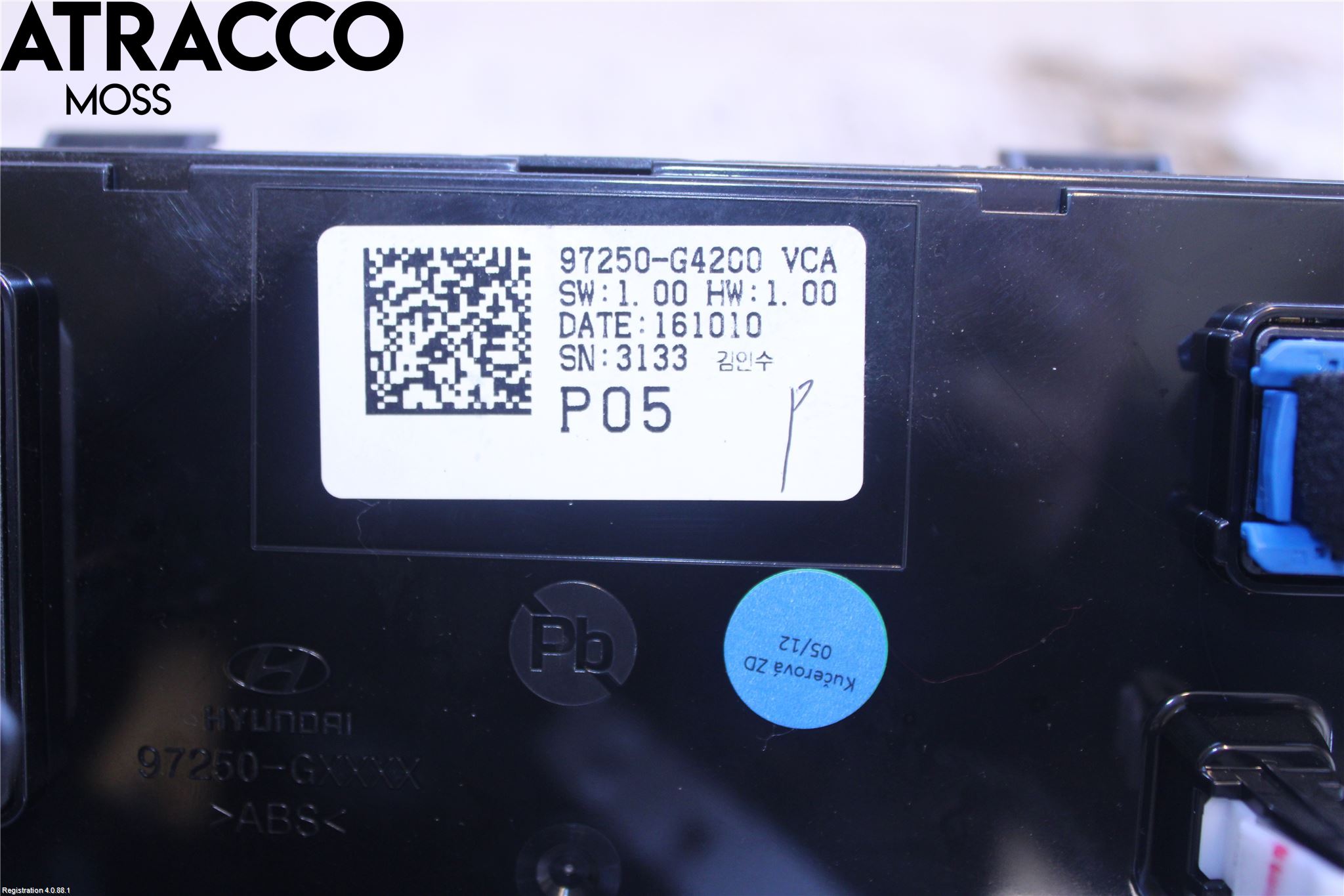 Hyundai i30 PD 17- Varme Ac Betjening-Display