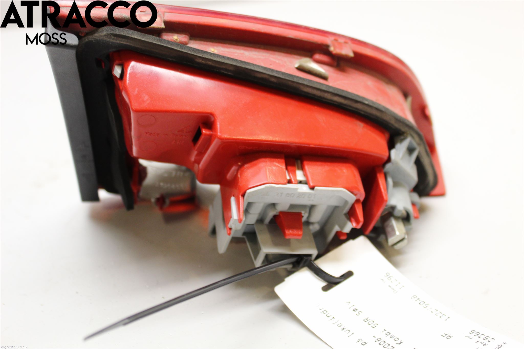 Audi A4/S4 08-11 Baklykt Høyre  På Luke(Indre)