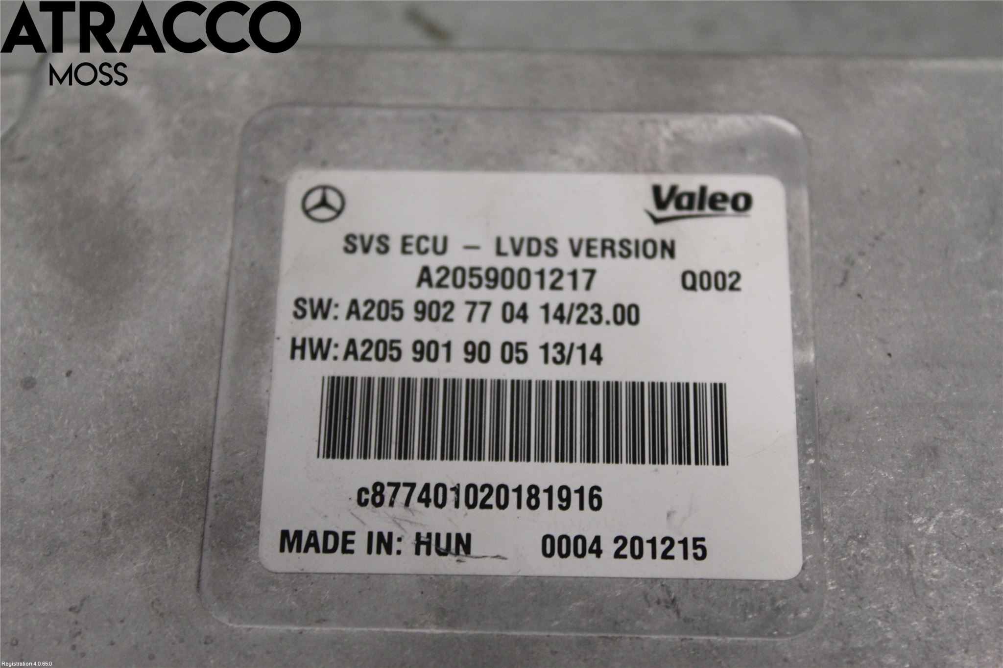 Mercedes-Benz MB C-KLASS (W205) 14-21 Styreenhet Øvrig