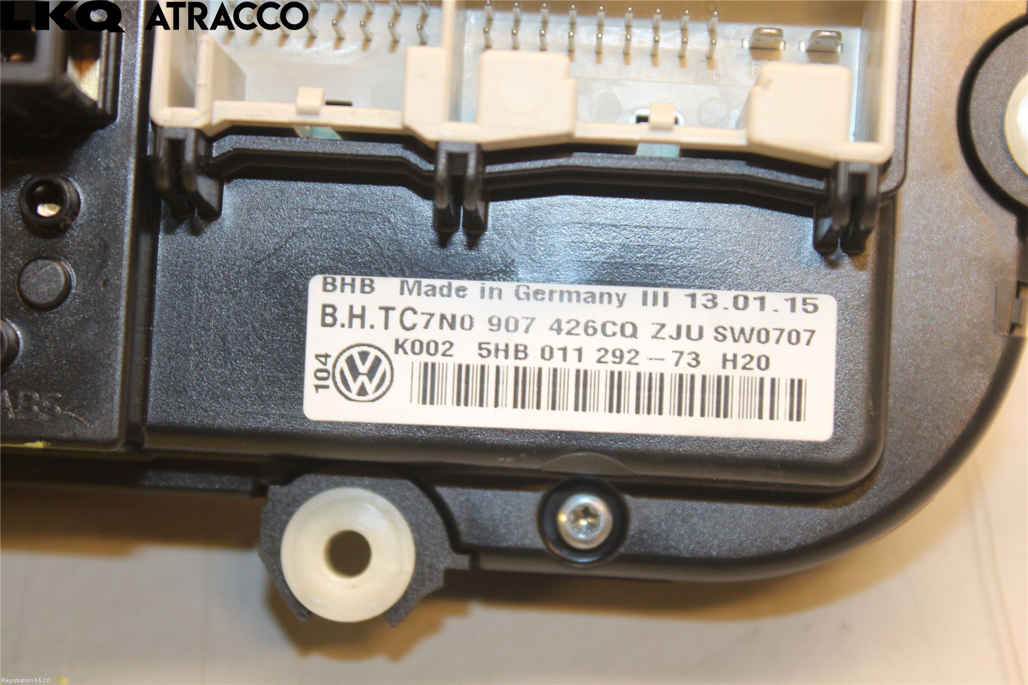 Volkswagen VW CADDY 11-15 Varme Ac Betjening-Display