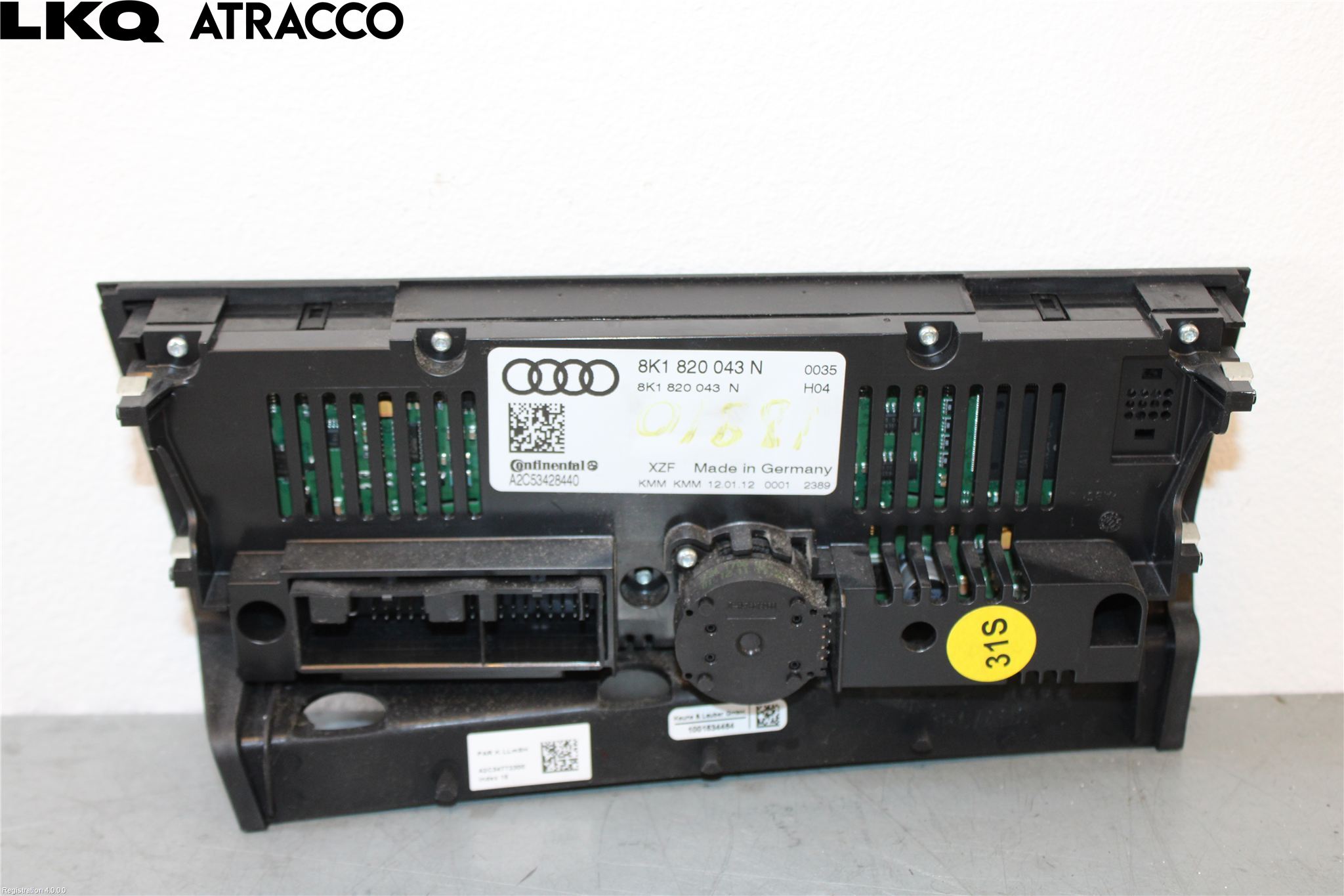 Audi A5 07-16 Varme Ac Betjening-Display