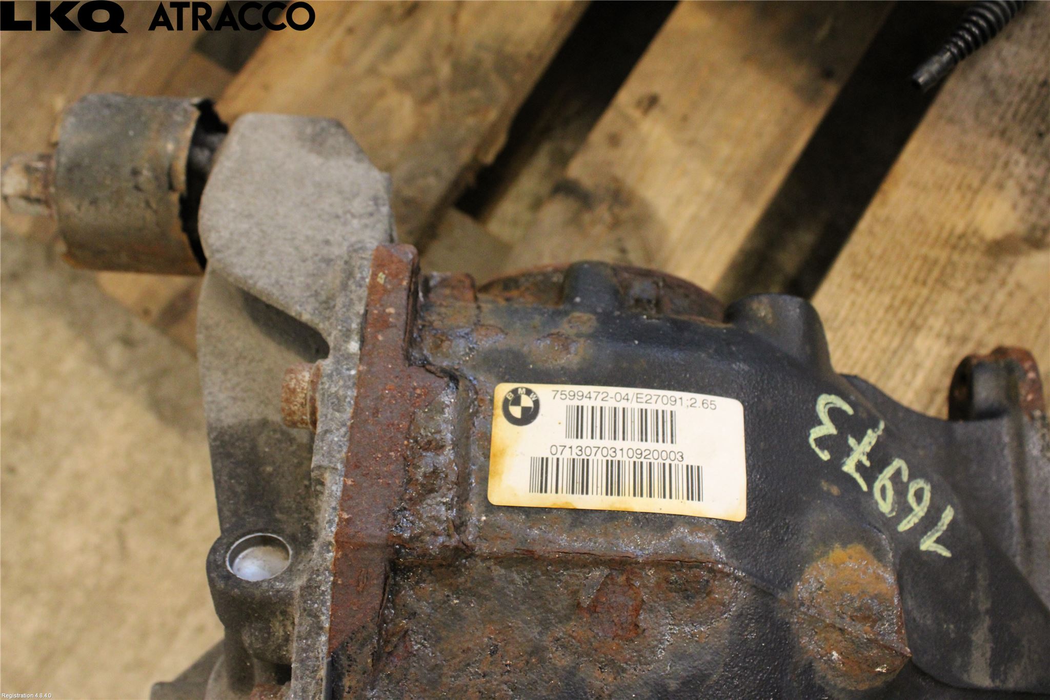 BMW 1 F20/F21 11-19 Bakaksel Kardang Bak -Diff