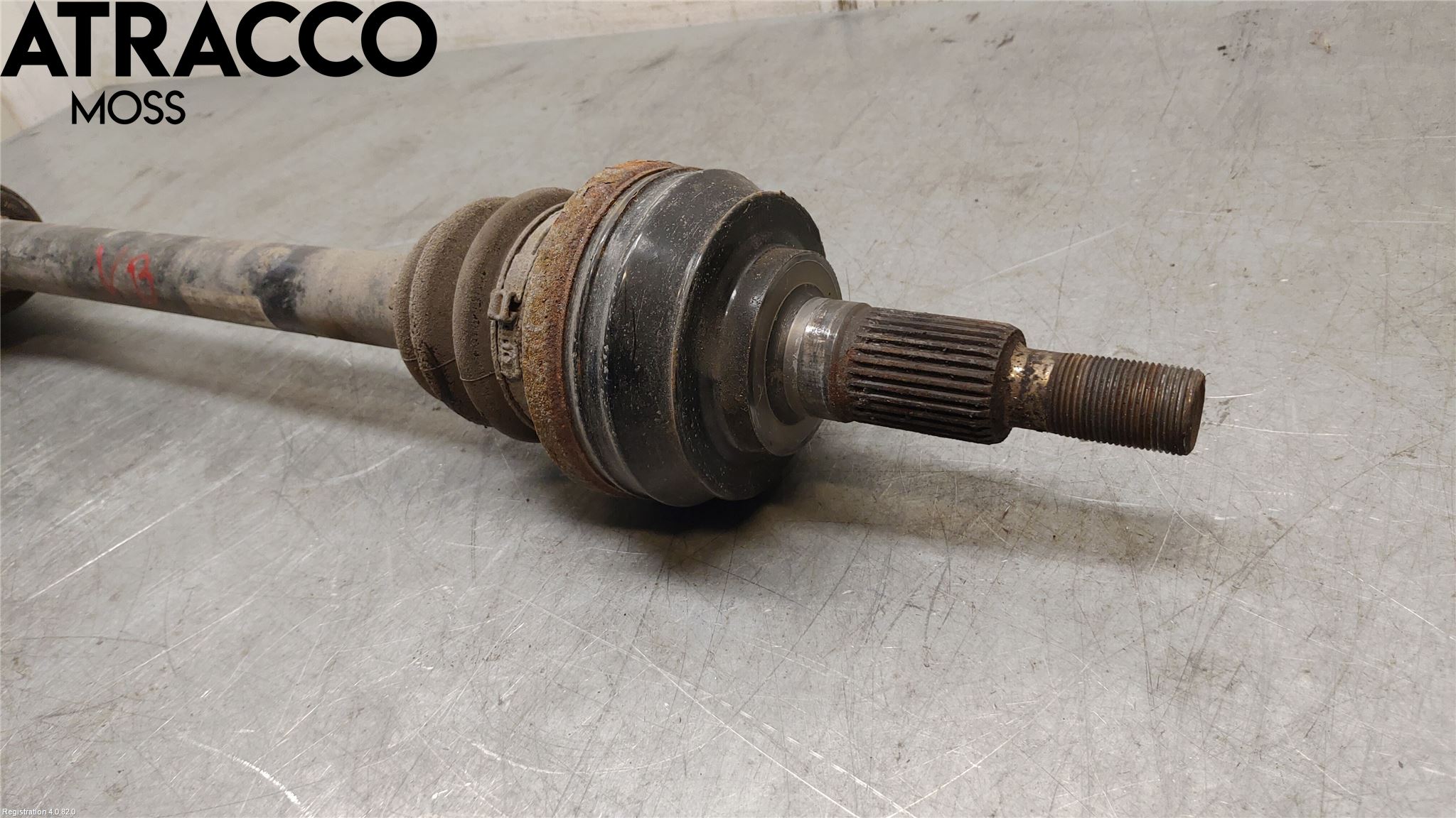 Porsche PANAMERA 09- Drivaksel Bak Kompl Venstre