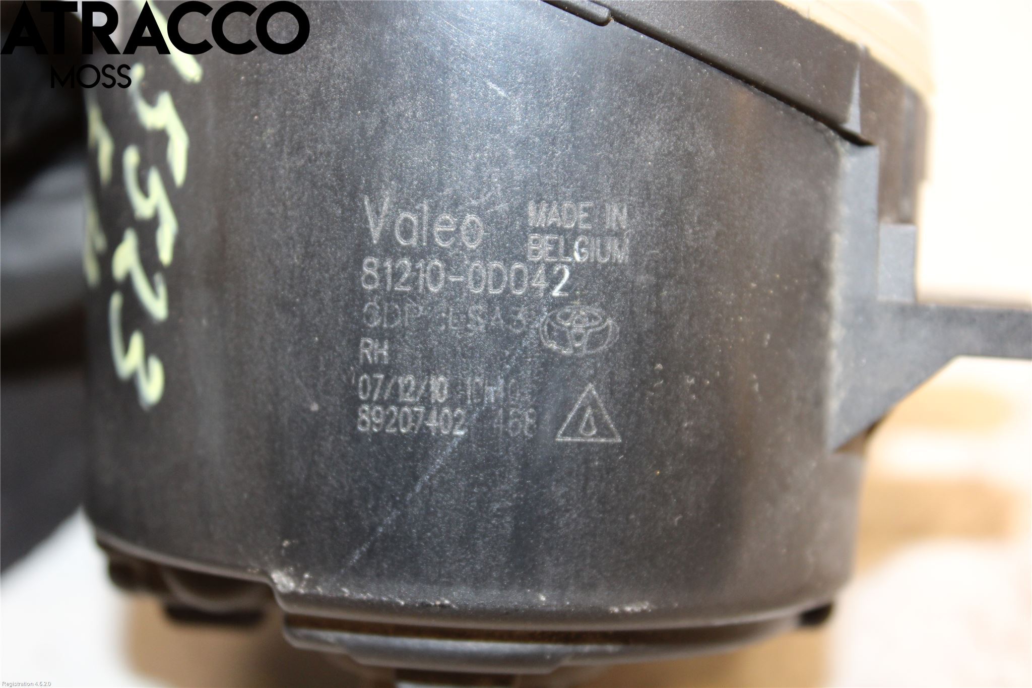 Toyota PRIUS ZVW30 09-20 Frontlykt-Kurve-Tåkelys