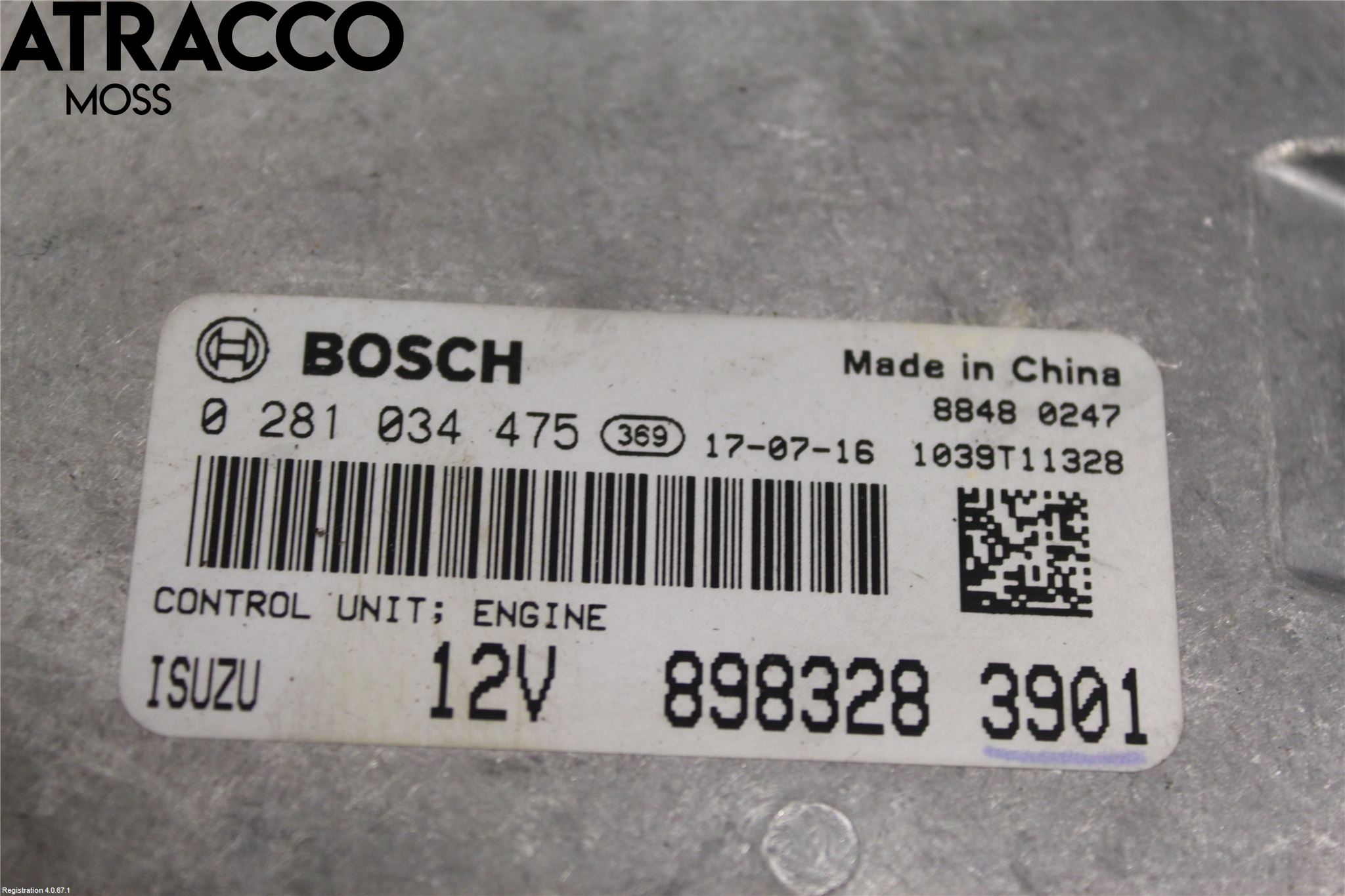 Isuzu D-MAX Styreenhet Innsprøytning