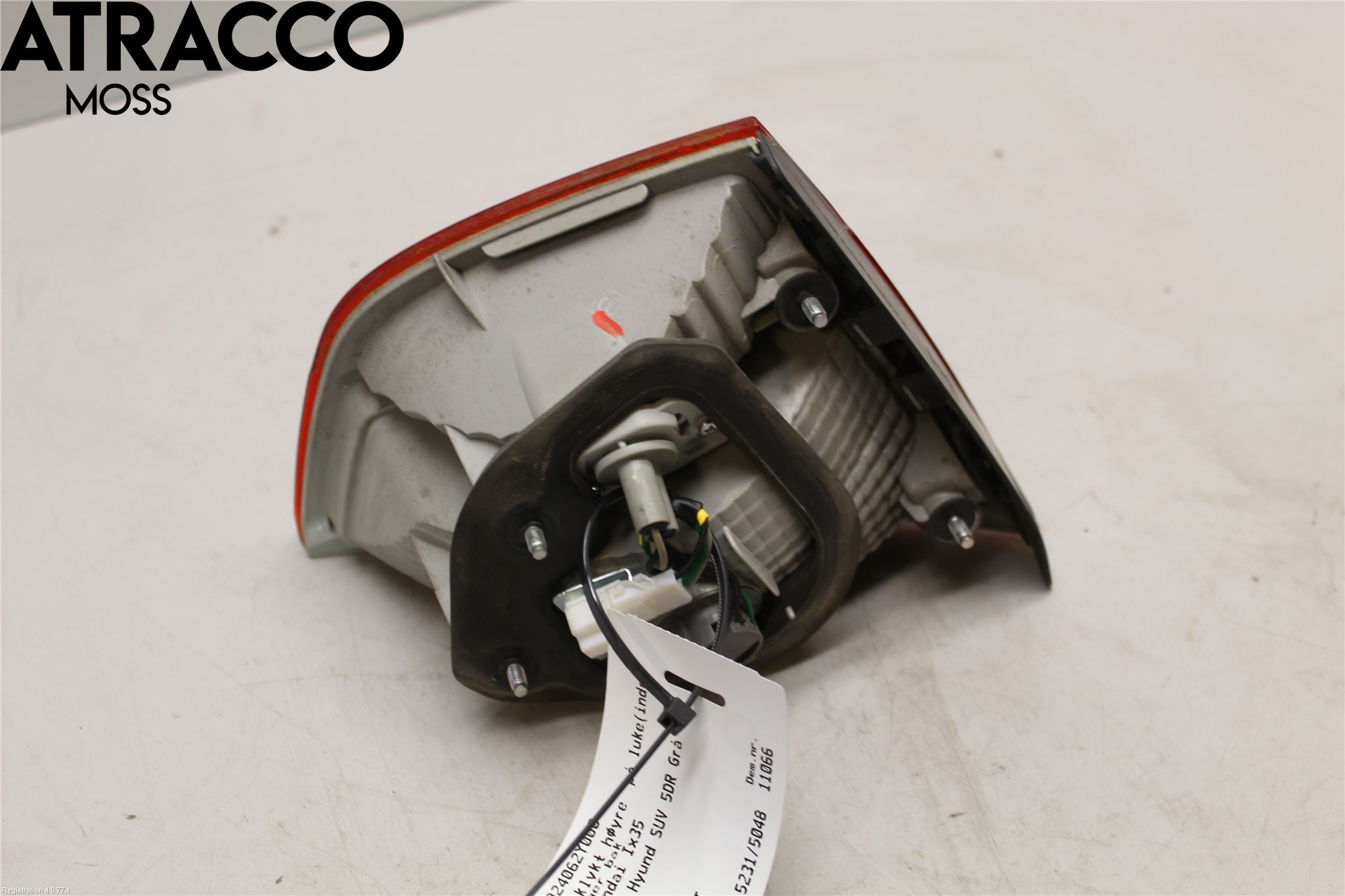 Hyundai ix35 Baklykt Høyre  På Luke(Indre)