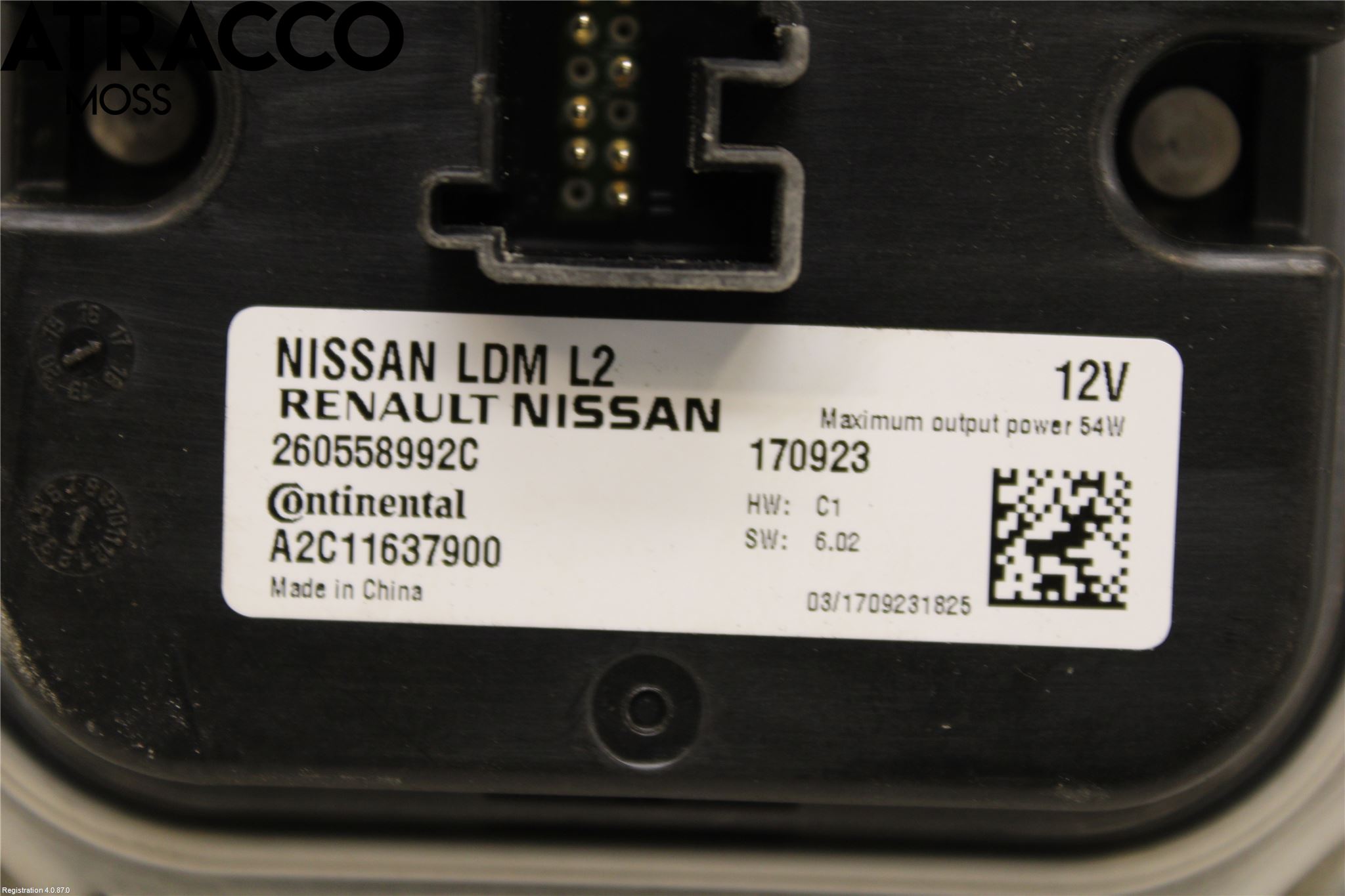Nissan LEAF 18- Styreenhet Xenon