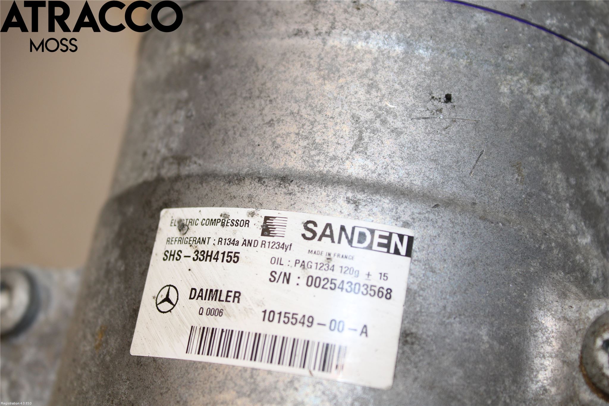 Mercedes-Benz MB B-KLASS (W246/W242) 12-19 Varme Ac Kompressor