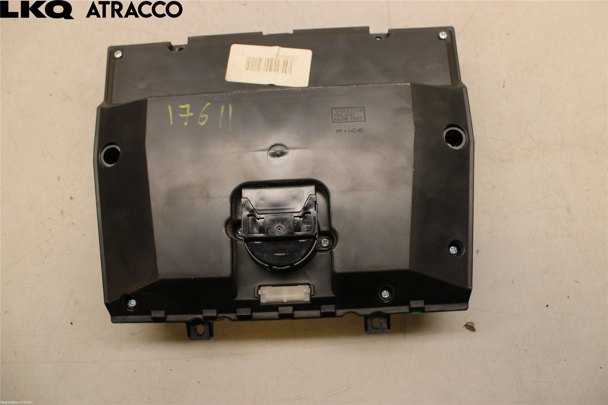 Volvo V60 14-18 Varme Ac Betjening-Display