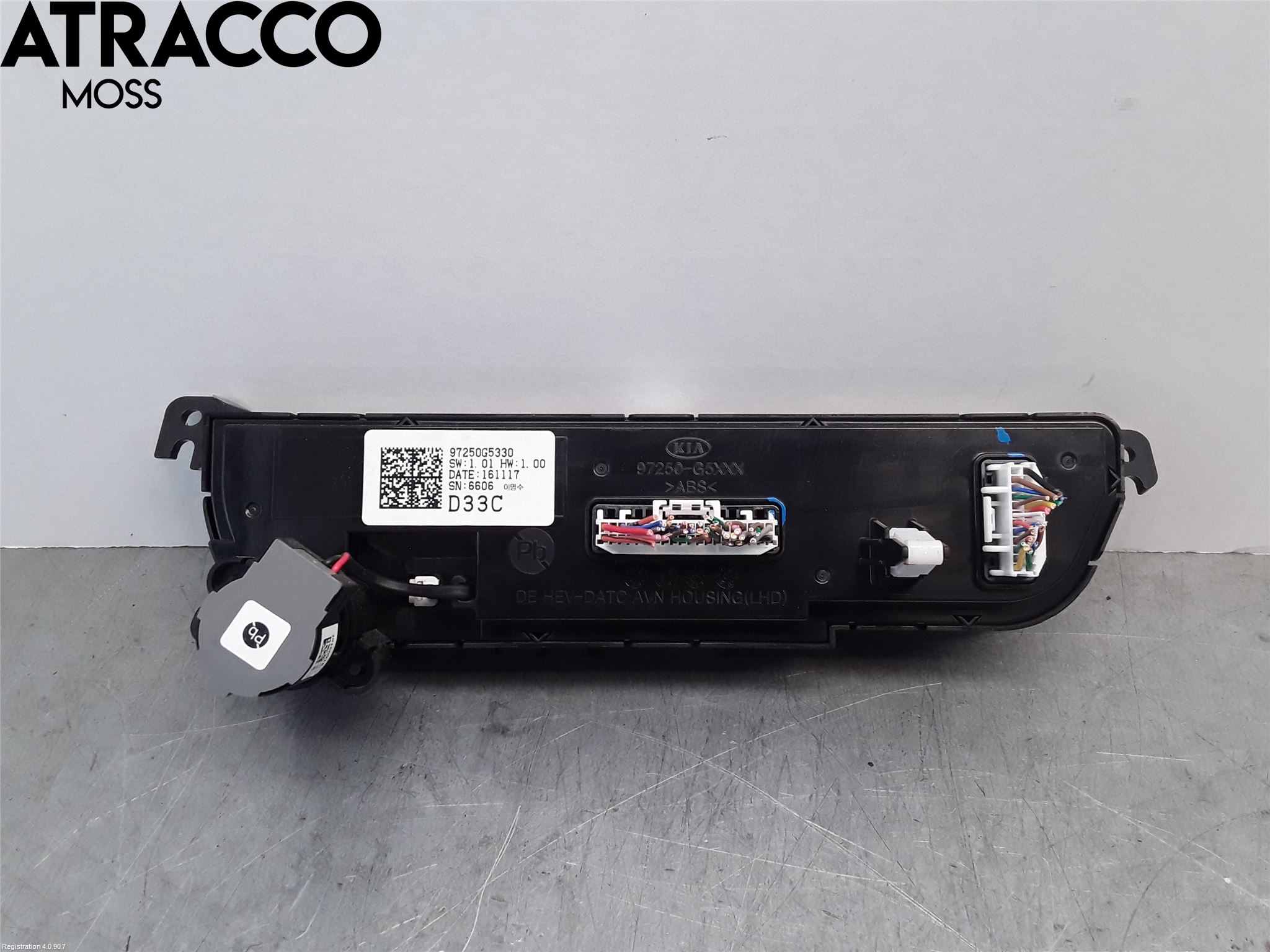 Kia NIRO (DE) 17-22 Varme Ac Betjening-Display