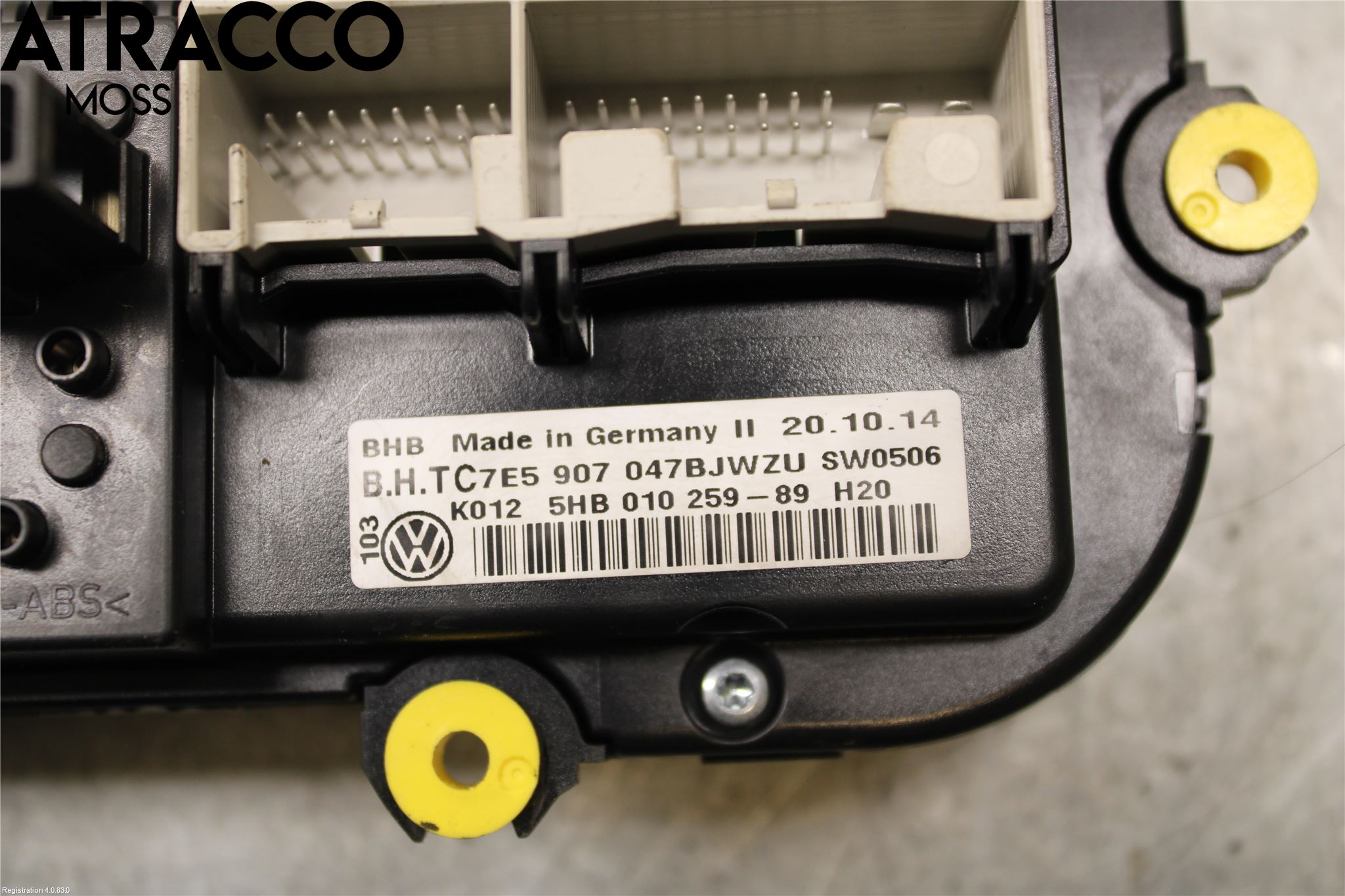 Volkswagen VW TRANSP/CARAVELLE (T5) 04-15 Varme Ac Betjening-Display