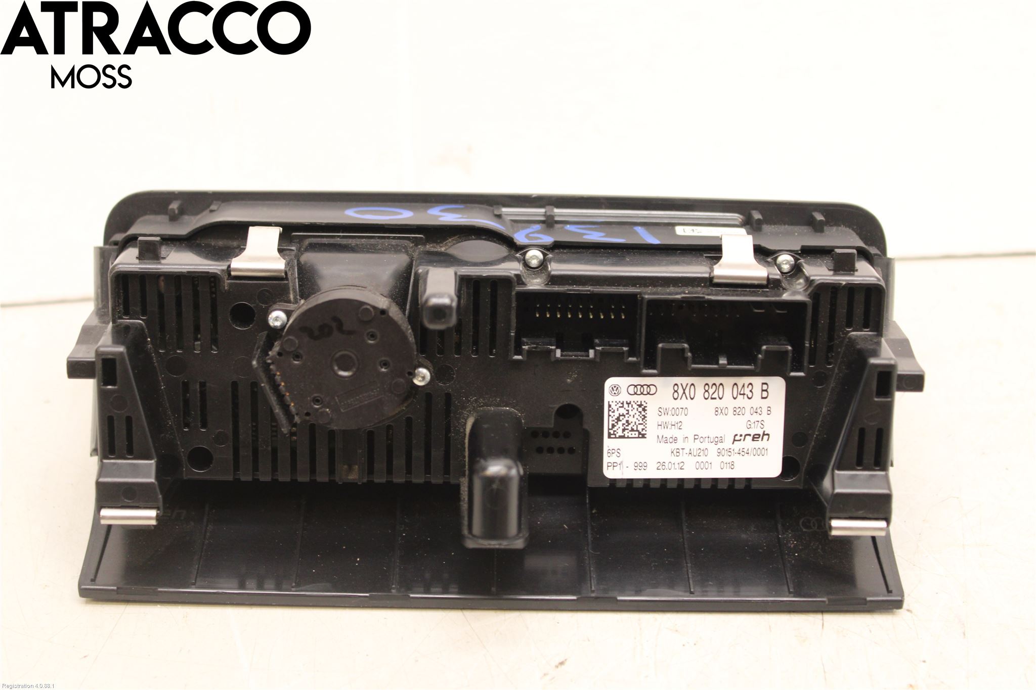 Audi A1/S1 11-18 Varme Ac Betjening-Display