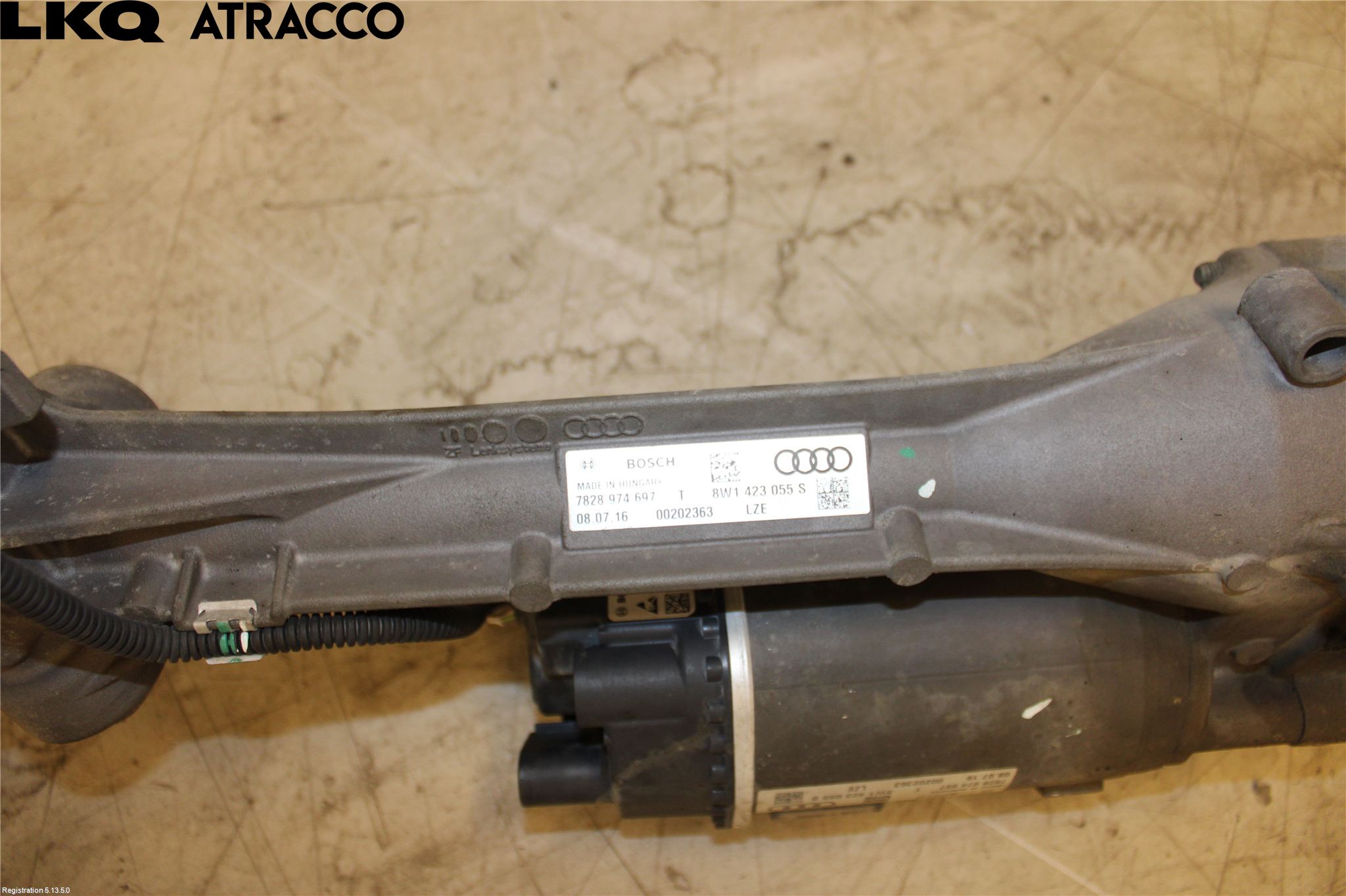 Audi A4/S4 B9 16-19 Servo Snekke - Tannstang
