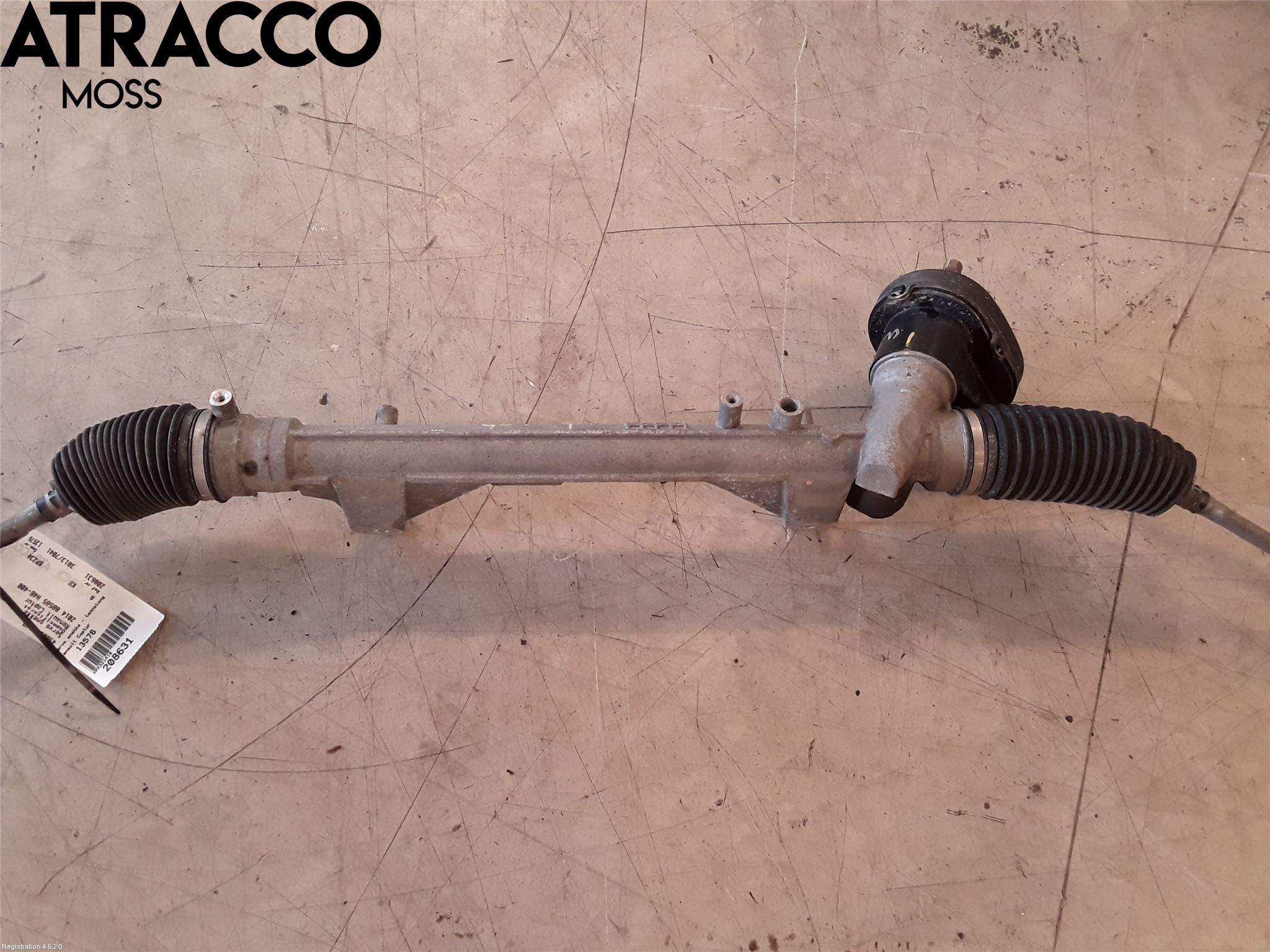 Renault CAPTUR 13-19 Servo Snekke - Tannstang