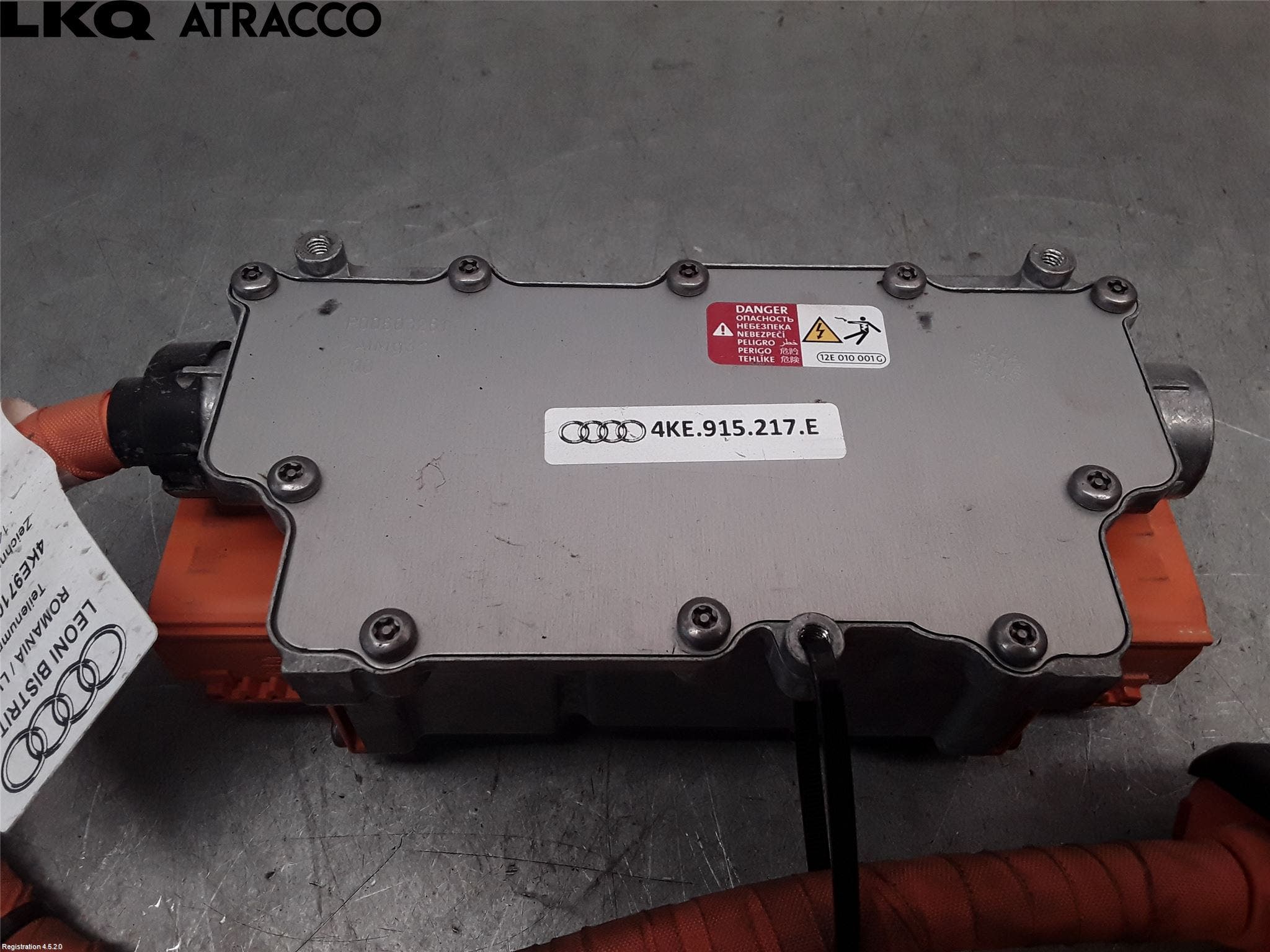 Audi E-TRON, S GE 19- Styrenhet Batteri