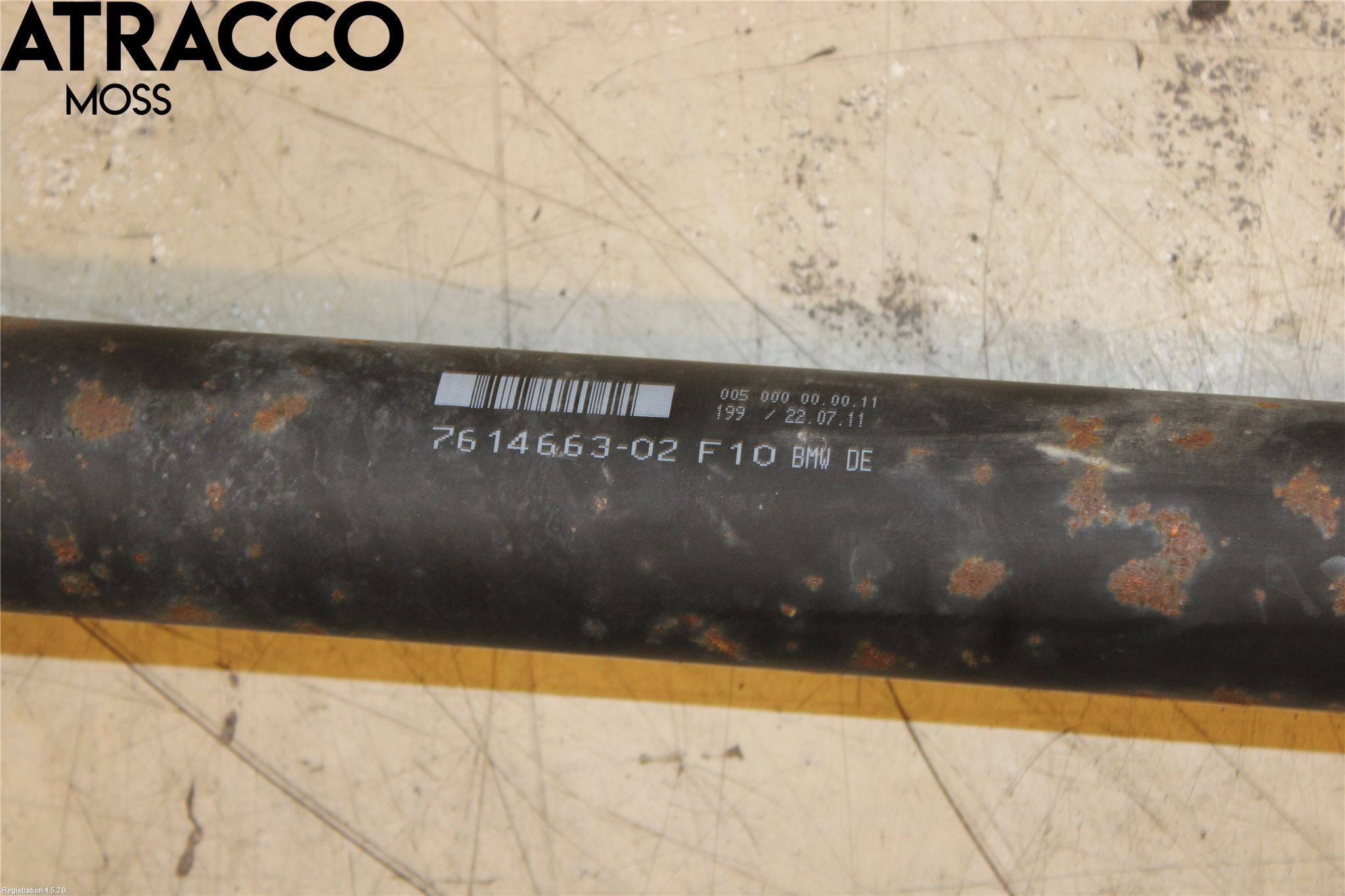 BMW 5 F10/F11/F18 09-17 Mellomaksel Kompl