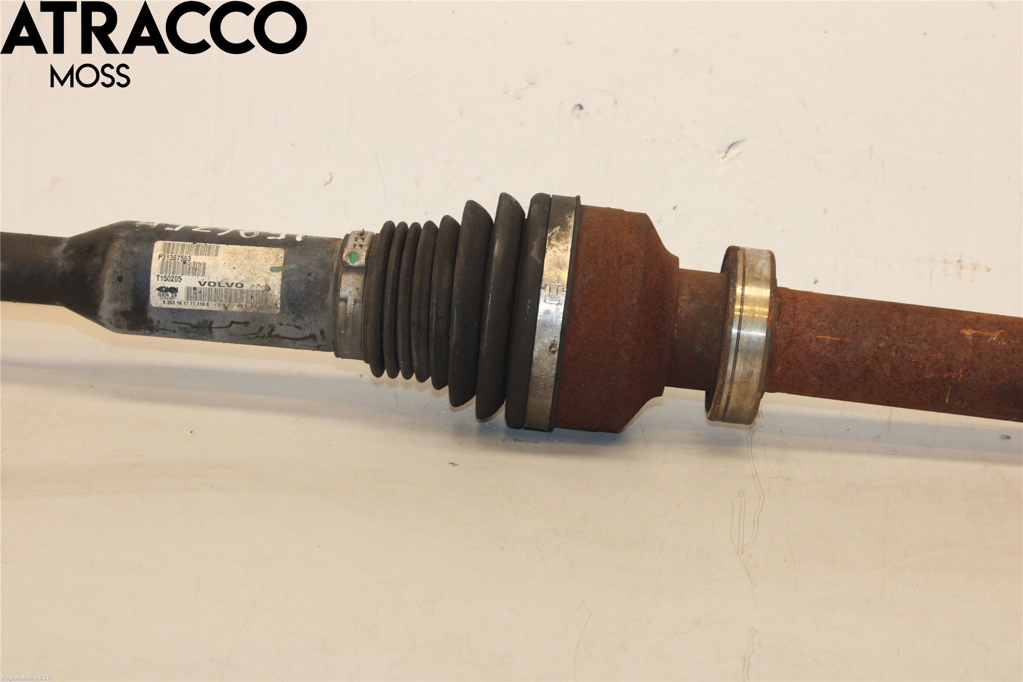 Volvo XC60 09-13 Drivaksel Foran Kompl Høyre