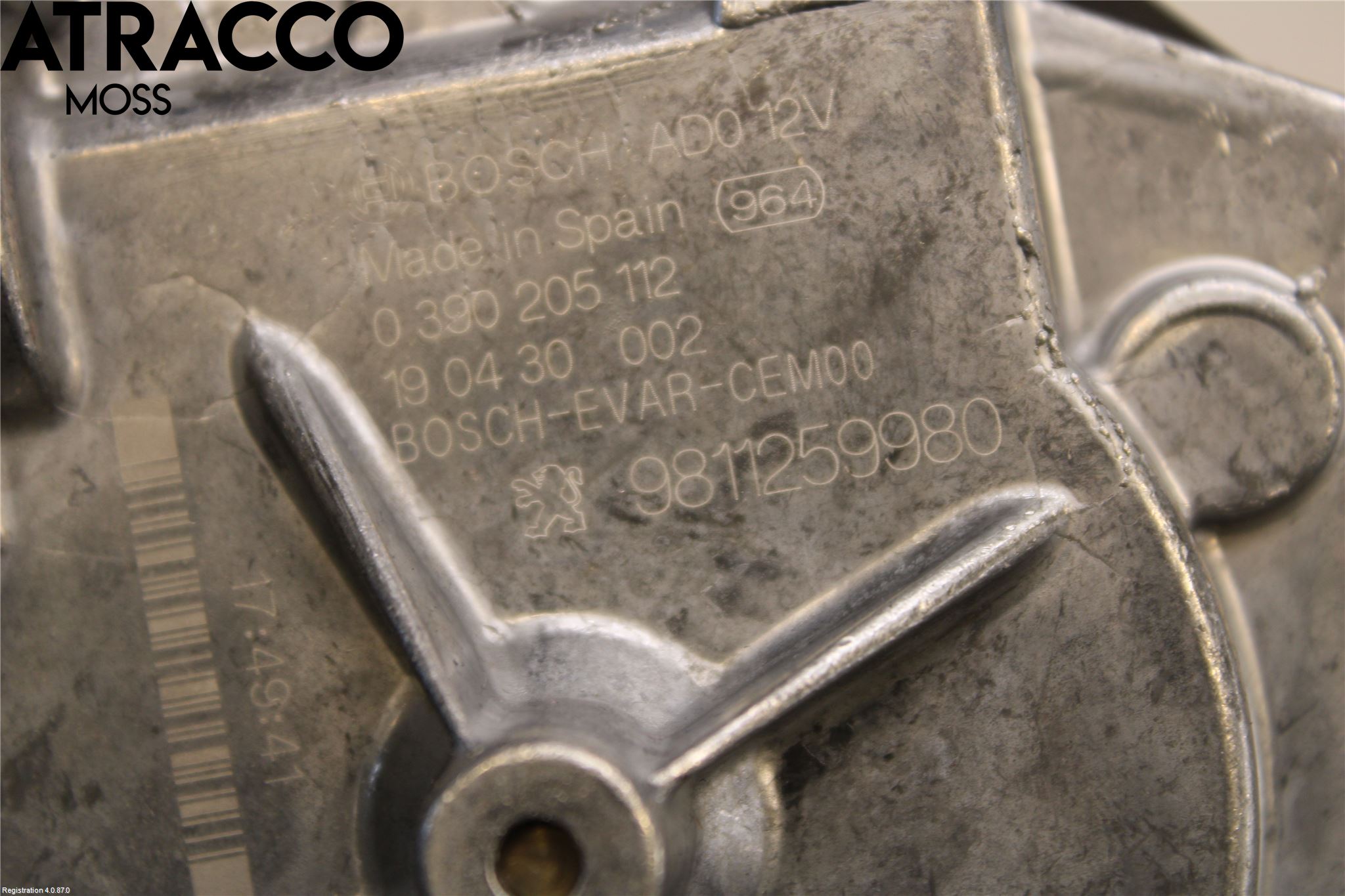 Peugeot 5008 17-24 Viskermotor Bakluke