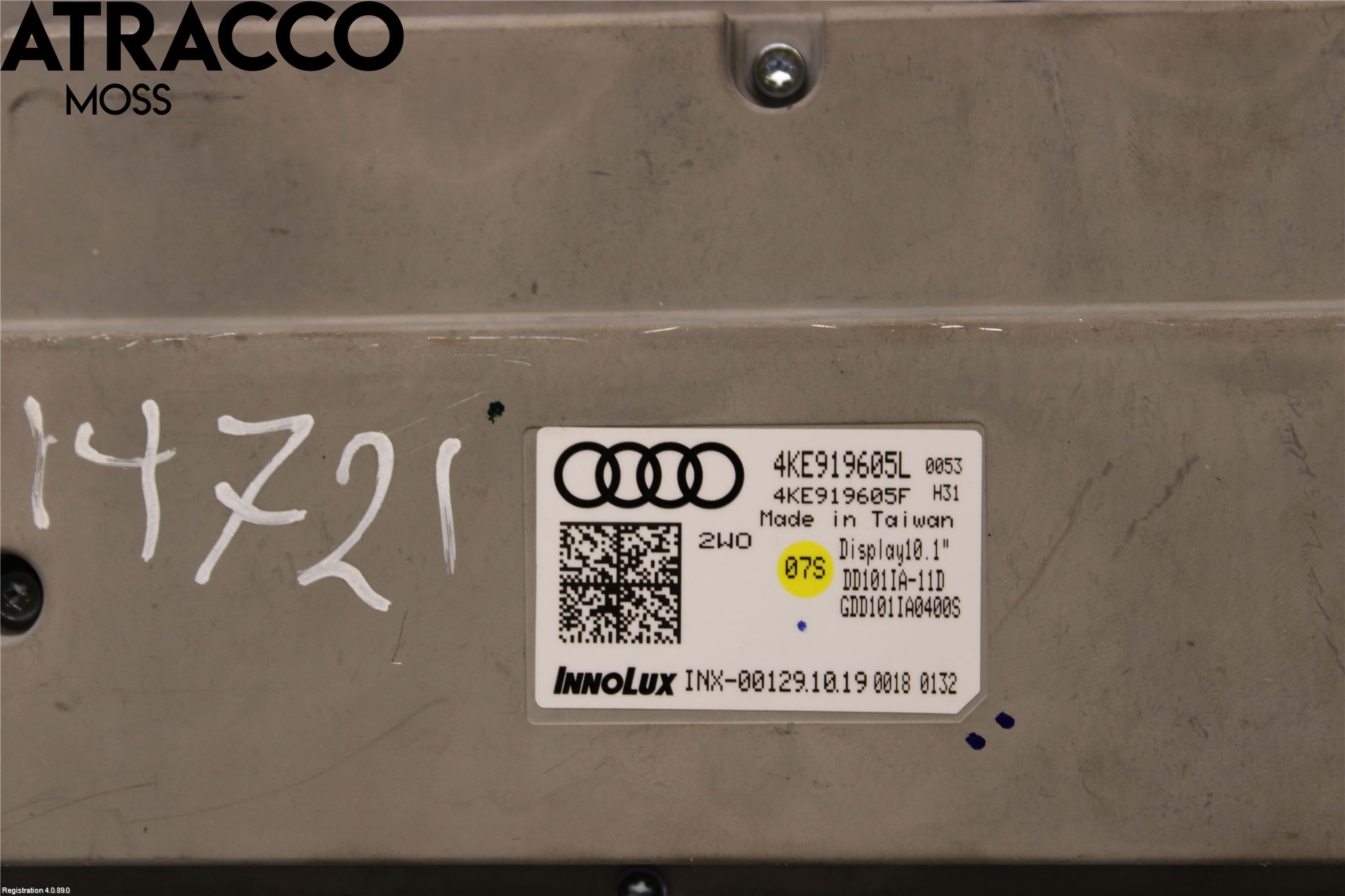 Audi E-TRON, S GE 19- Instr Skjerm Dvd-Gps-Ac-Tlf