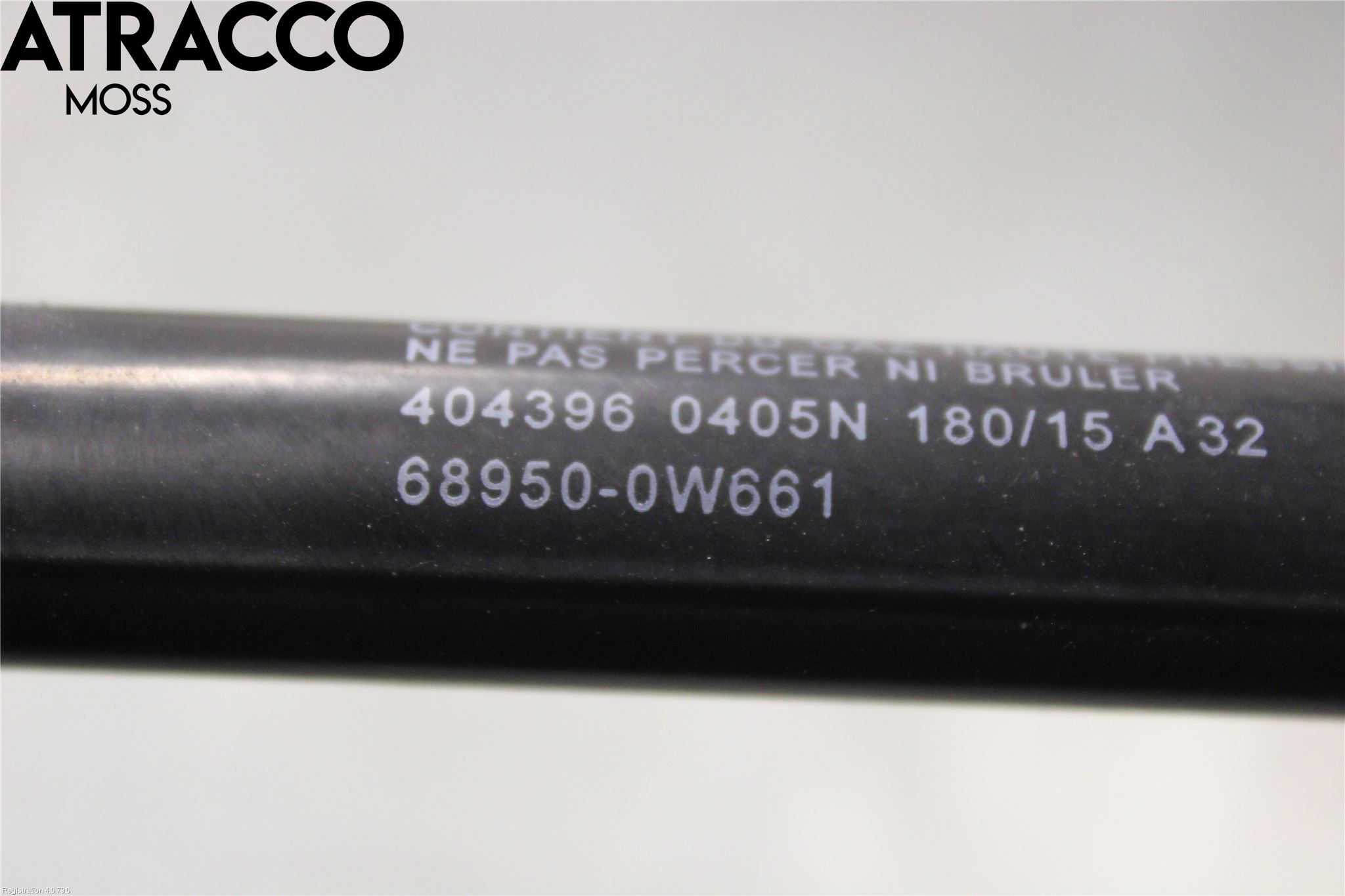 Toyota YARIS XP130 15-20 Bakluke Demper-Gassfjær