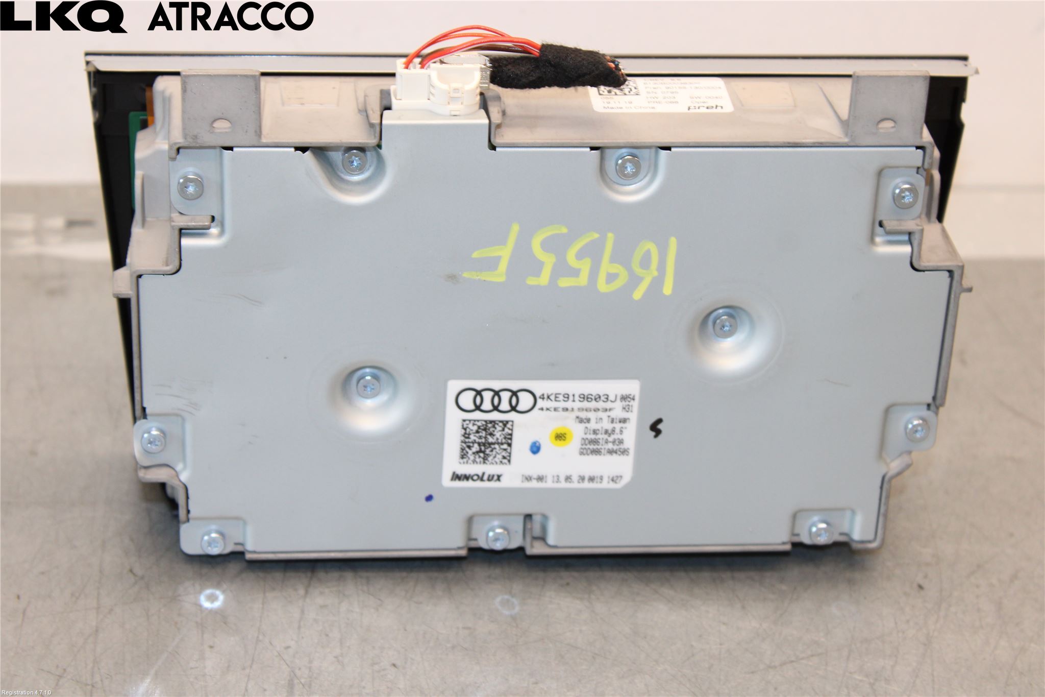 Audi E-TRON, S GE 19- Multifunktionsdisplay