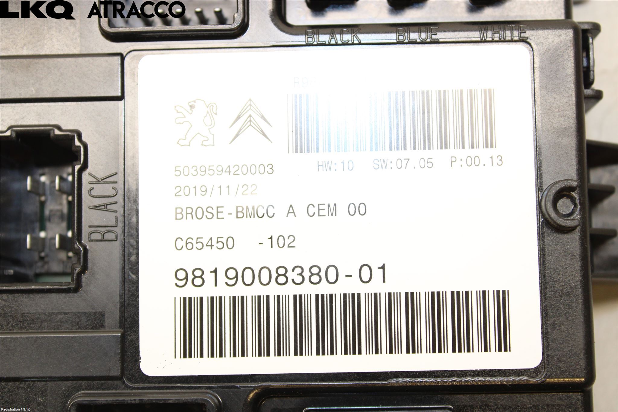 Peugeot 3008 17-24 Styreenhet Bakluke