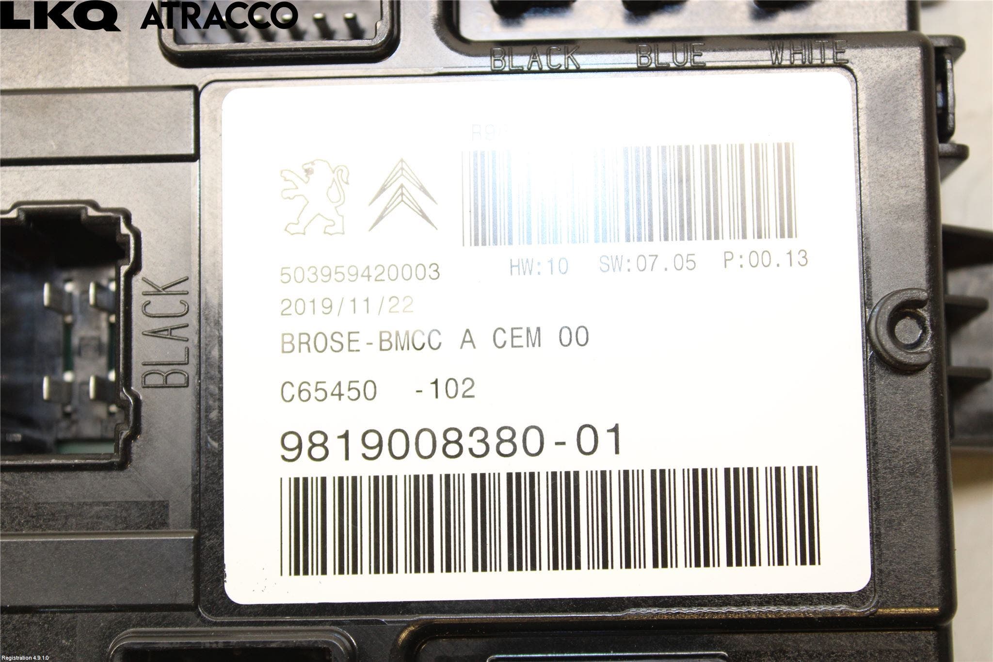 Peugeot 3008 17-24 Styreenhet Bakluke