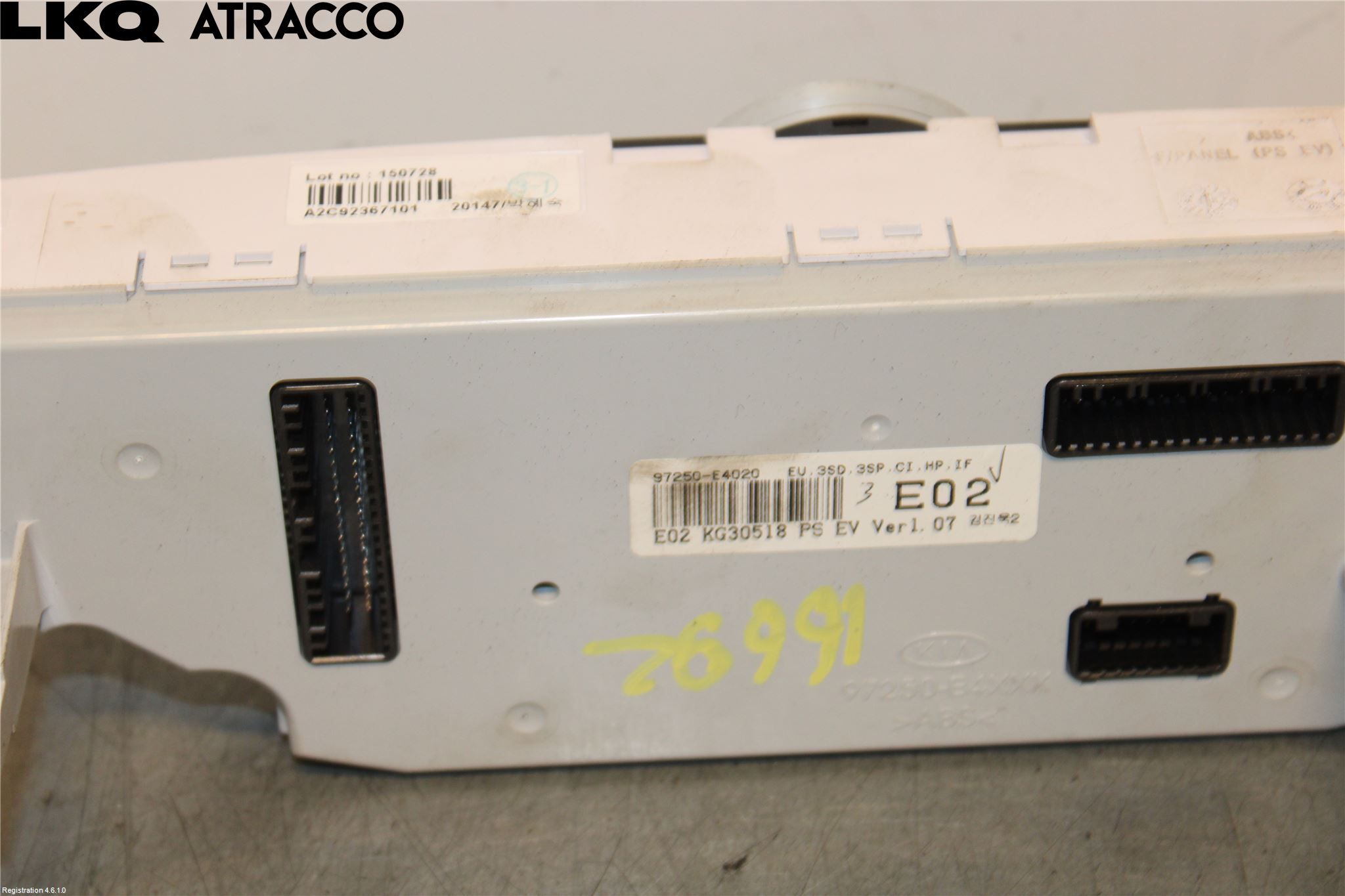 Kia SOUL 09- Varme Ac Betjening-Display