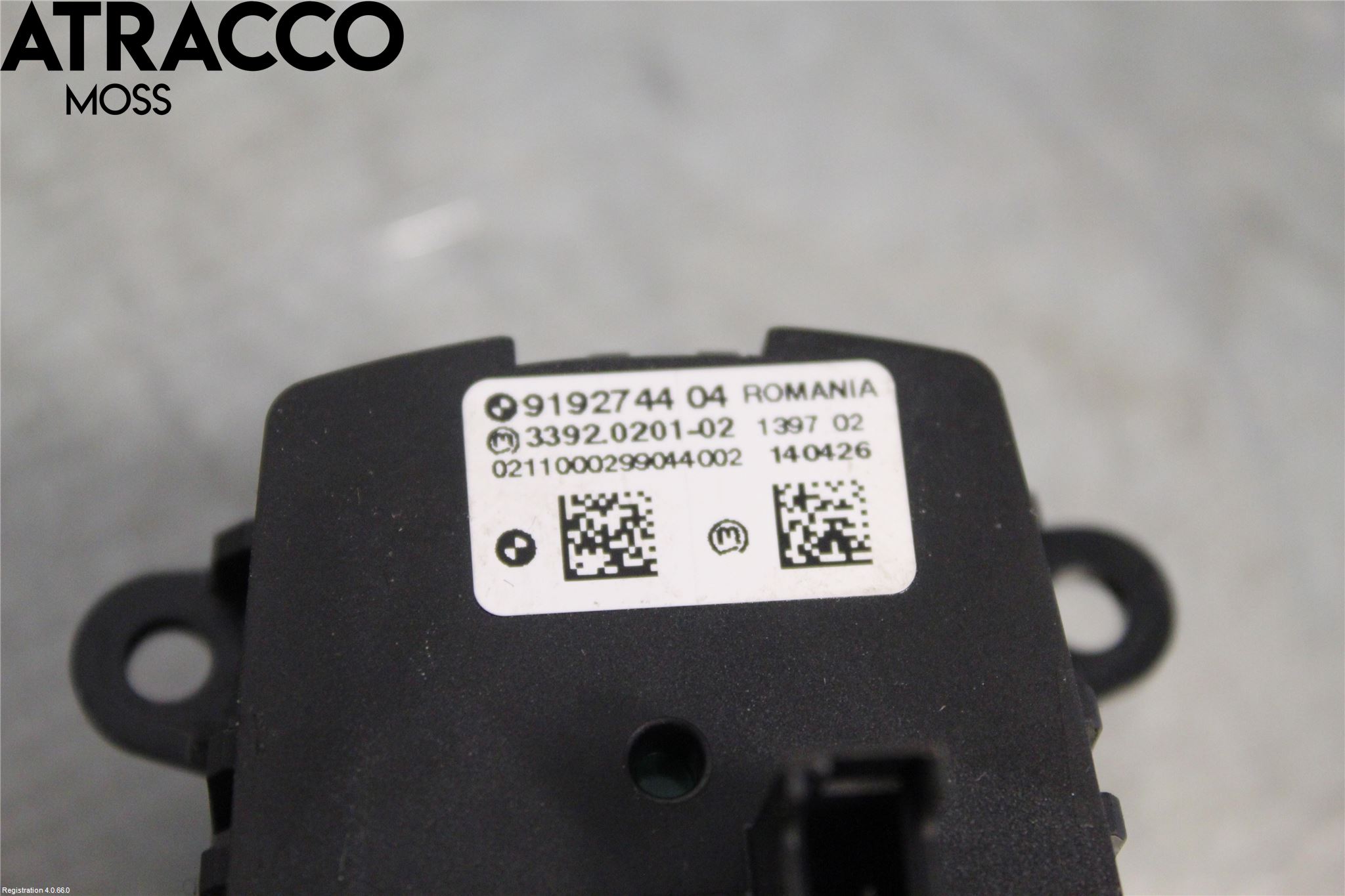 BMW 5 F10/F11/F18 09-17 Bryter Hovedlys