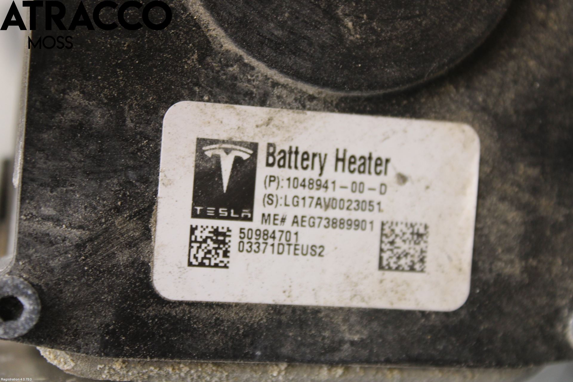 Tesla MODEL X 16- Motorvarmer Elektrisk