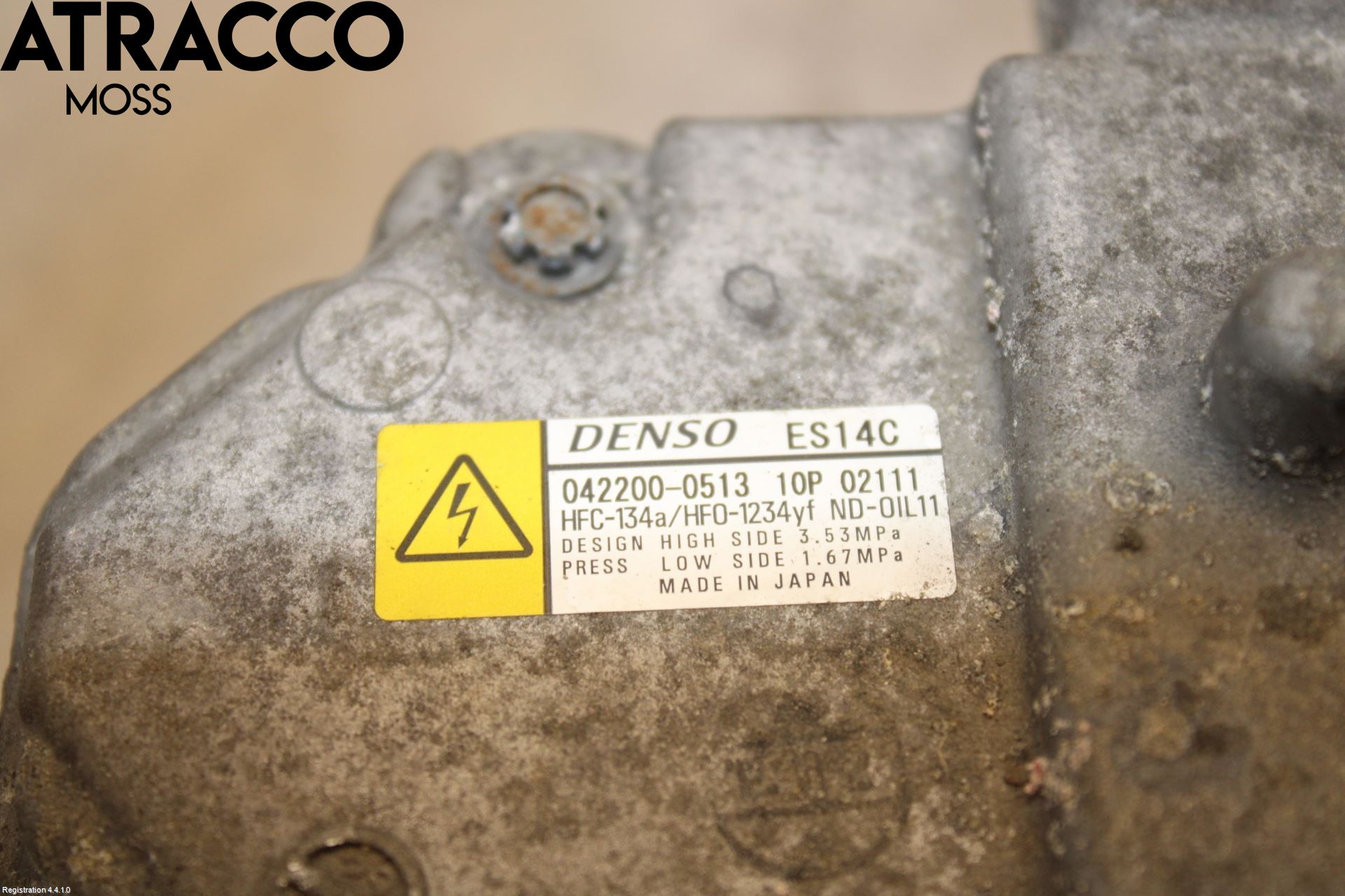 Toyota YARIS XP130 12-14 Varme Ac Kompressor